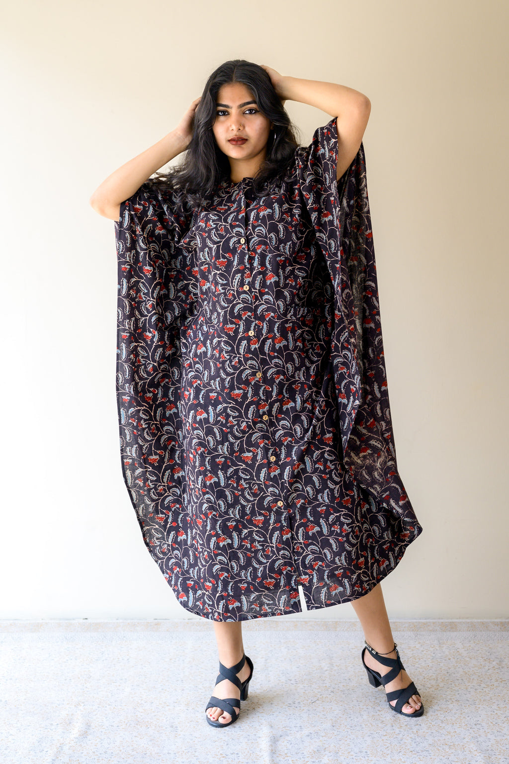 Mirya Ajrakh Kaftan