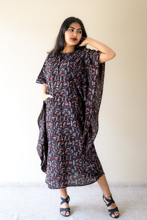 Mirya Ajrakh Kaftan