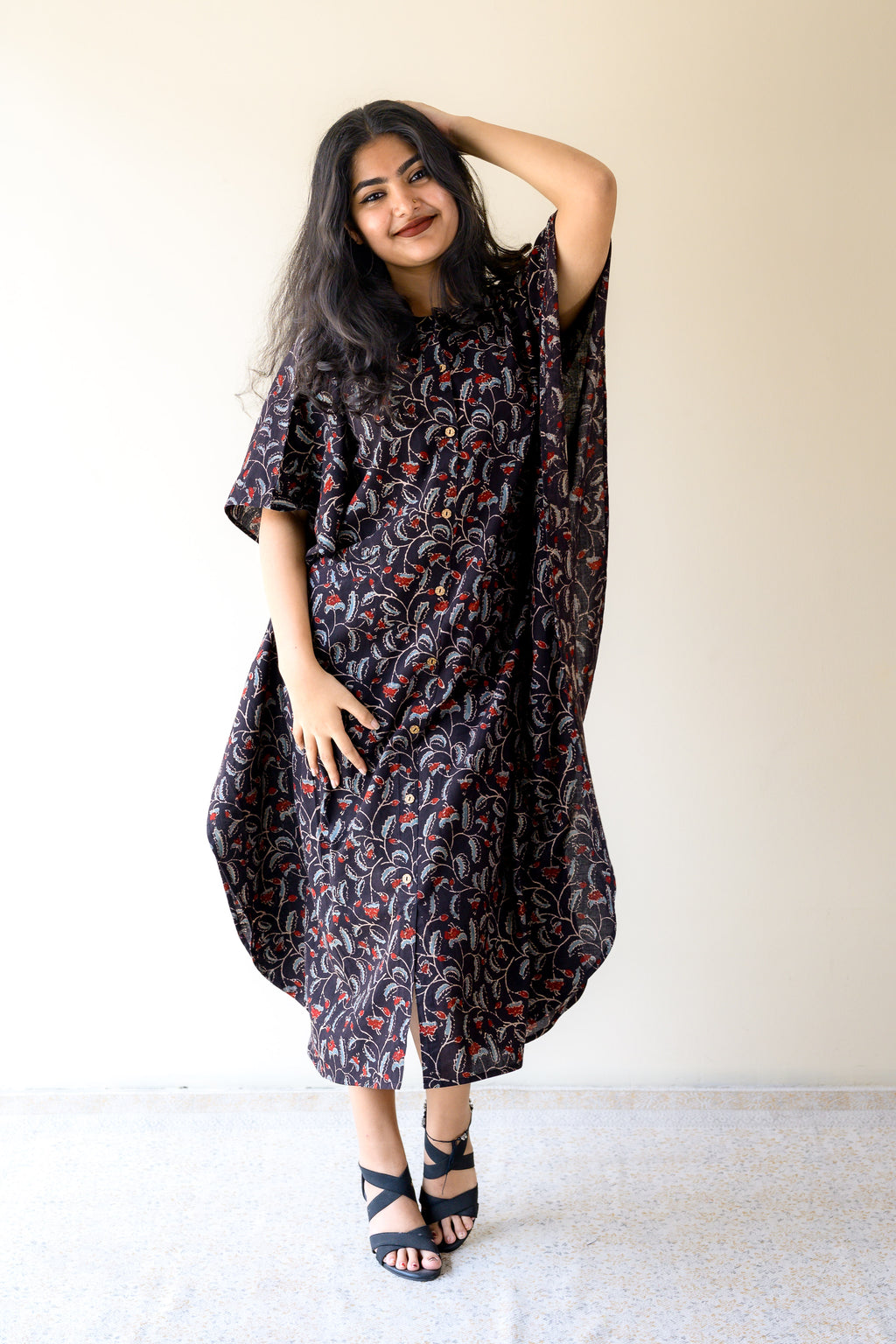 Mirya Ajrakh Kaftan