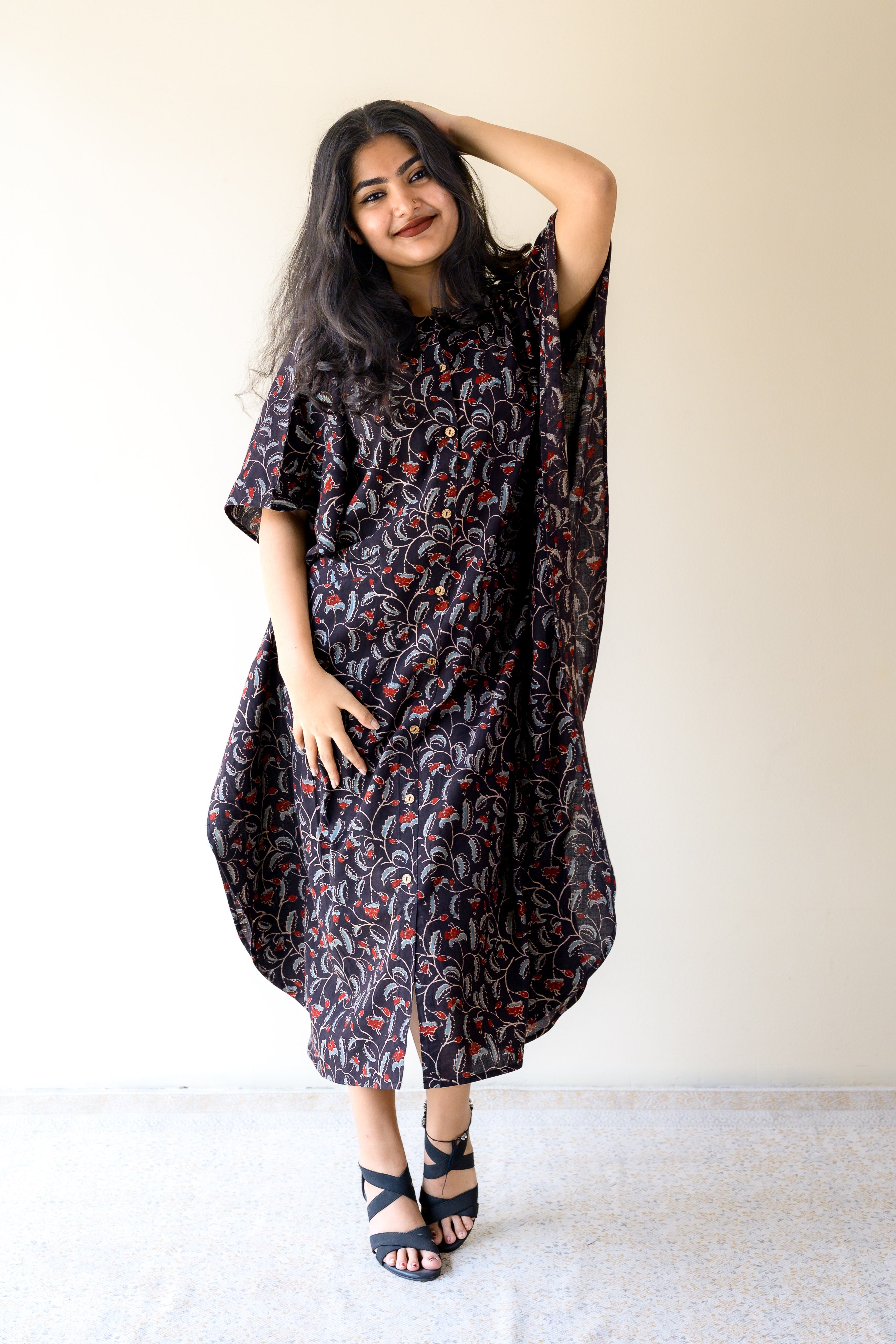 Mirya Ajrakh Kaftan