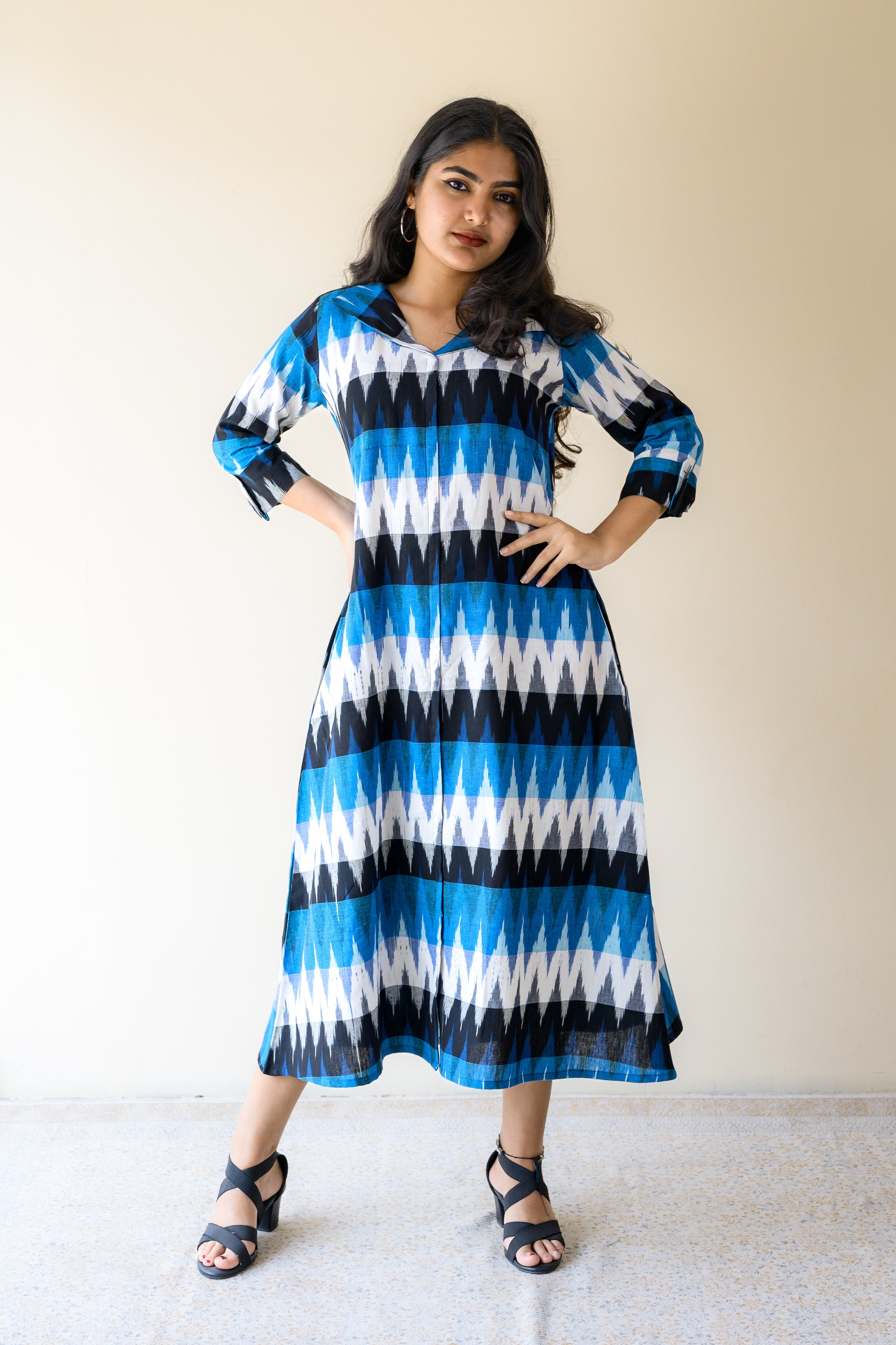 Dusk & Dreams Ikkat Dress