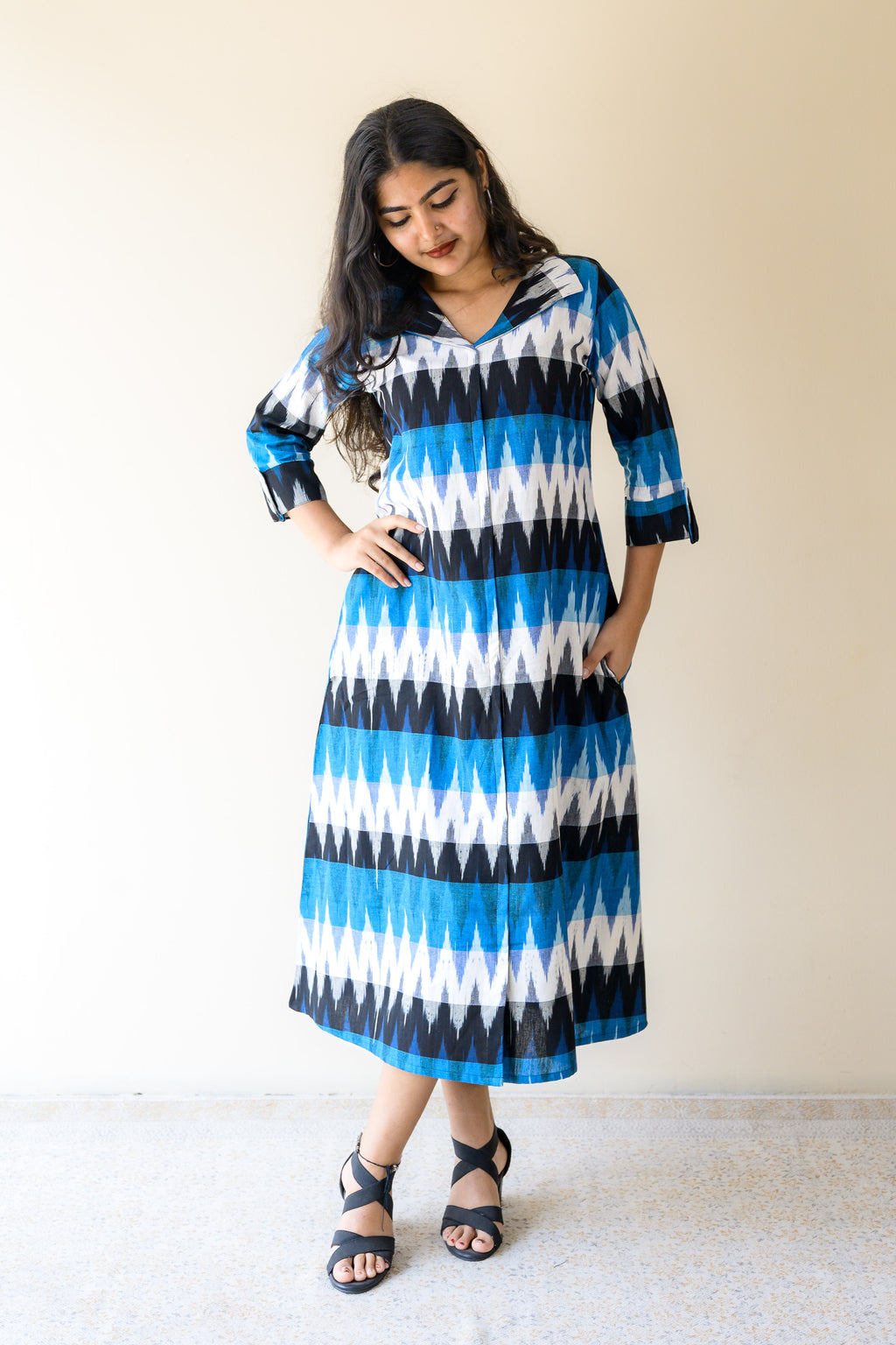 Dusk & Dreams Ikkat Dress