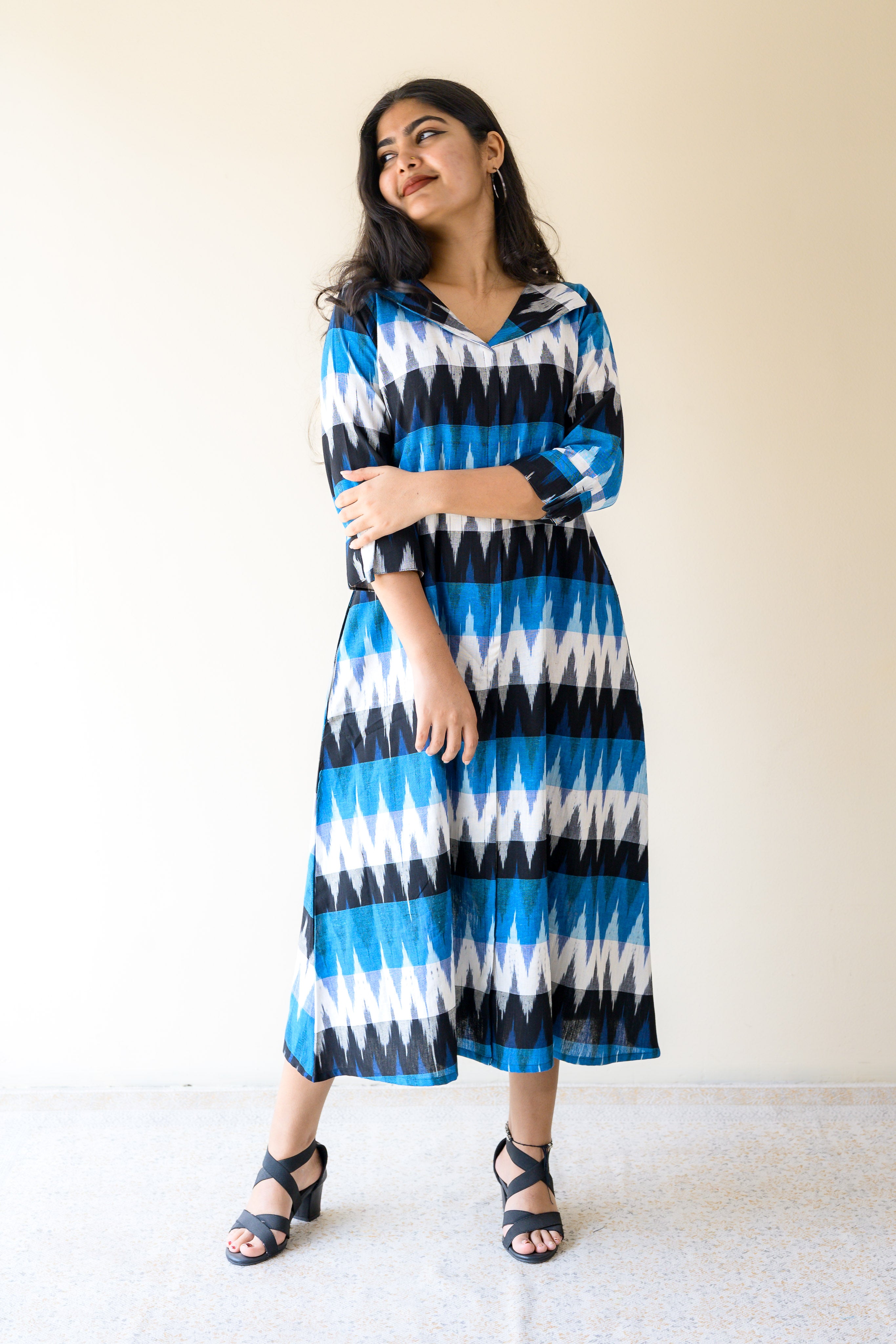 Dusk & Dreams Ikkat Dress