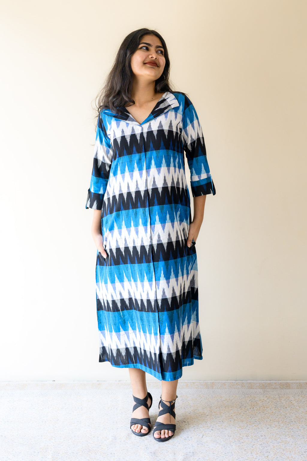 Dusk & Dreams Ikkat Dress