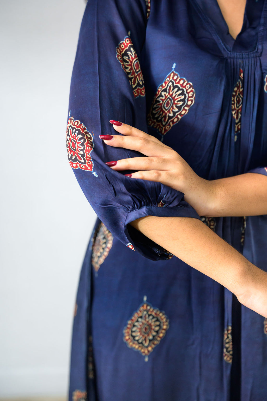 Saayal Modal Ajrakh Dress