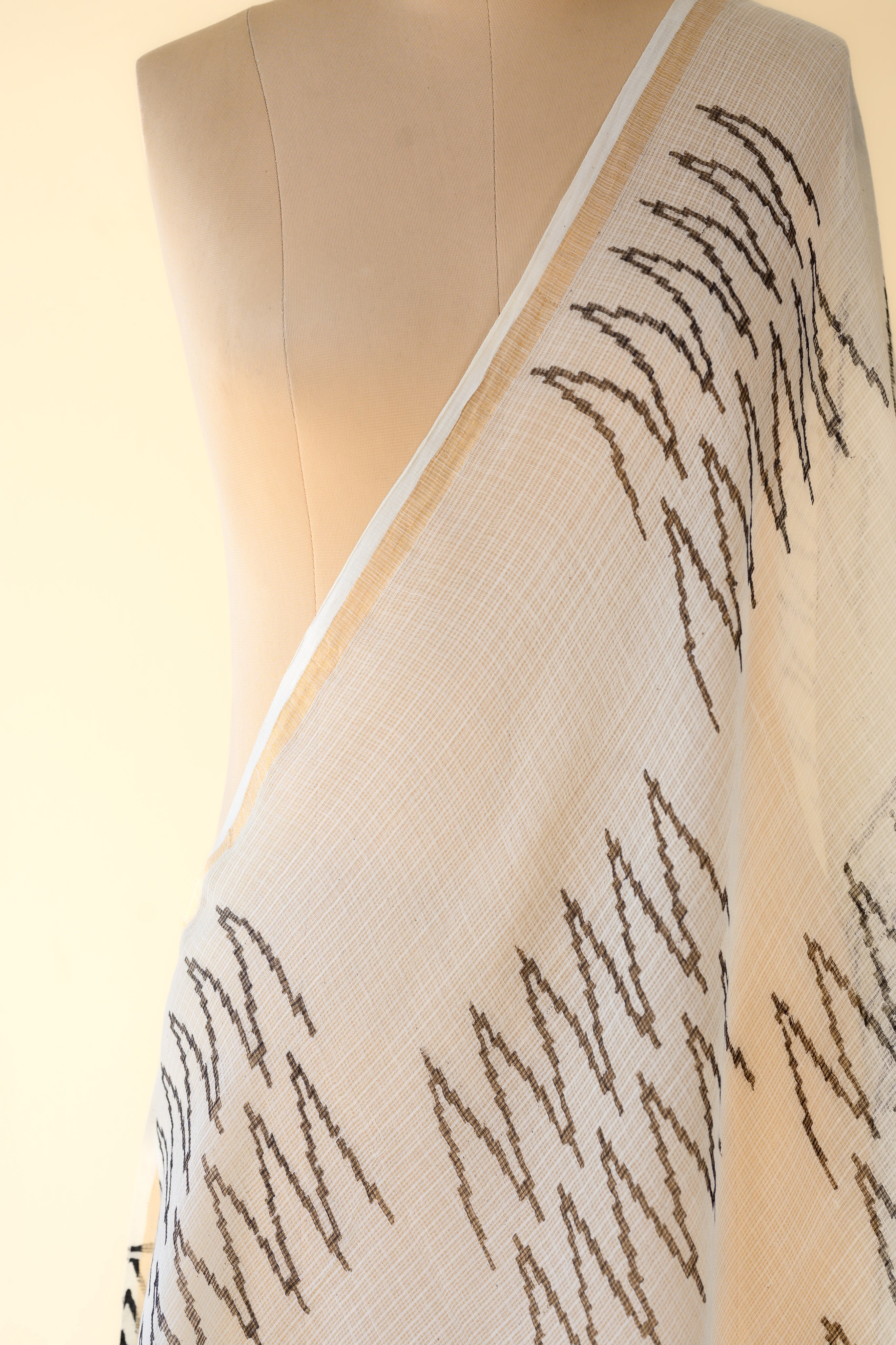 Noor Handblock Kota Doria Dupatta