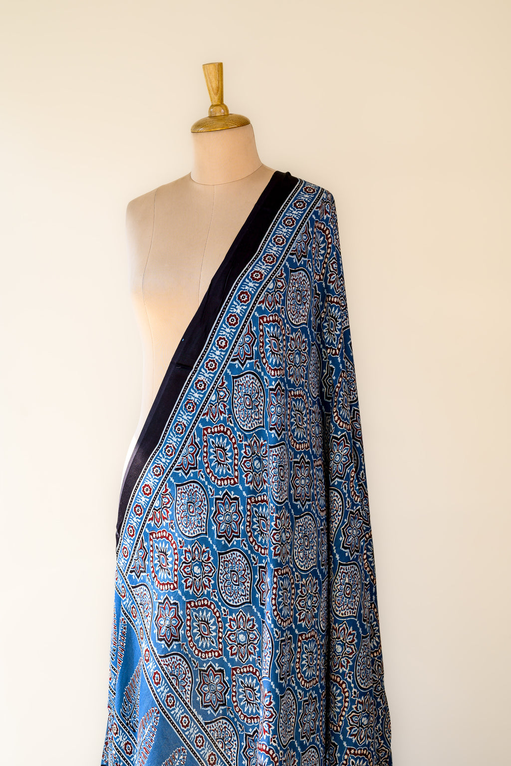 Neelmayur Ajrakh on Modal Indigo Dupatta