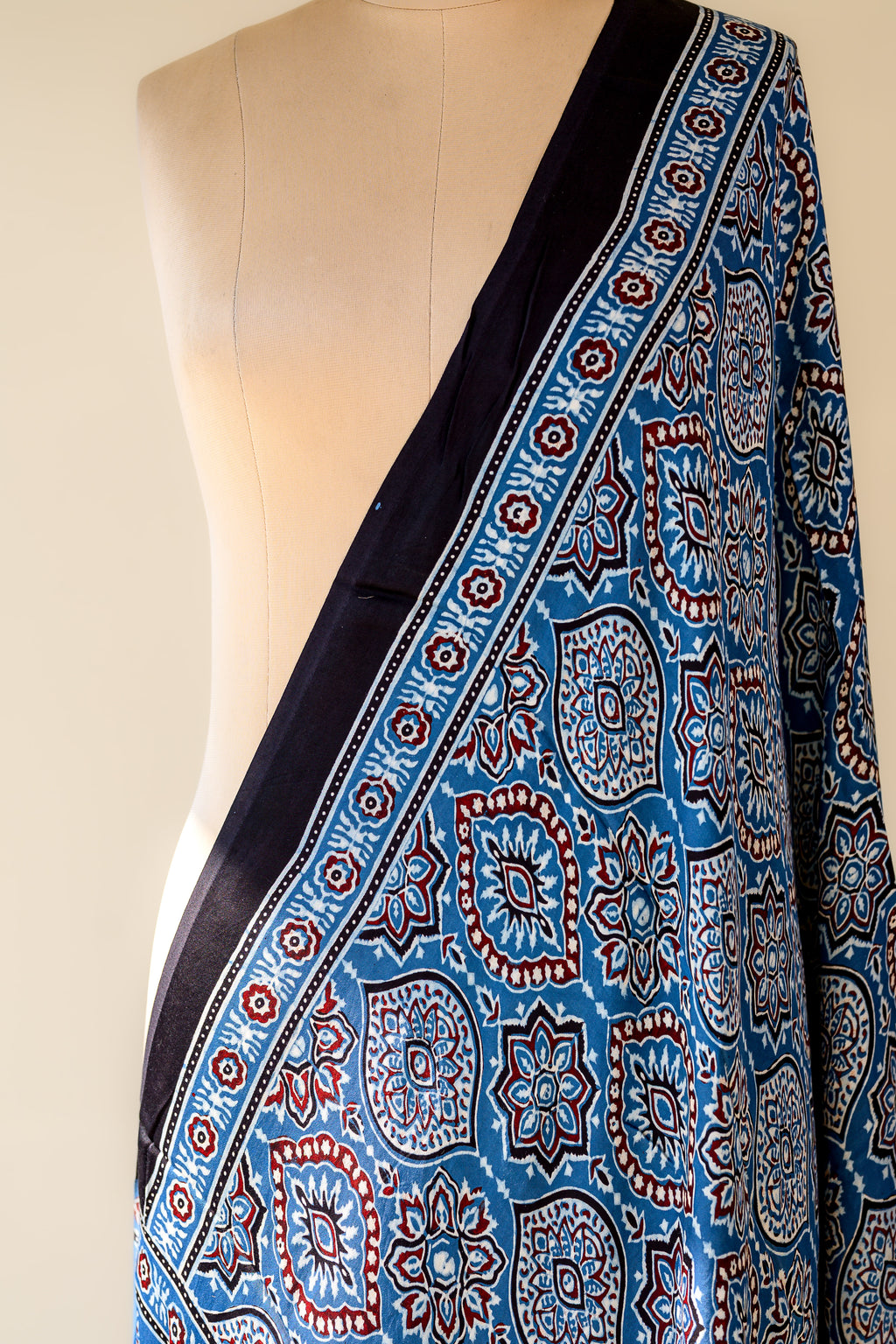 Neelmayur Ajrakh on Modal Indigo Dupatta