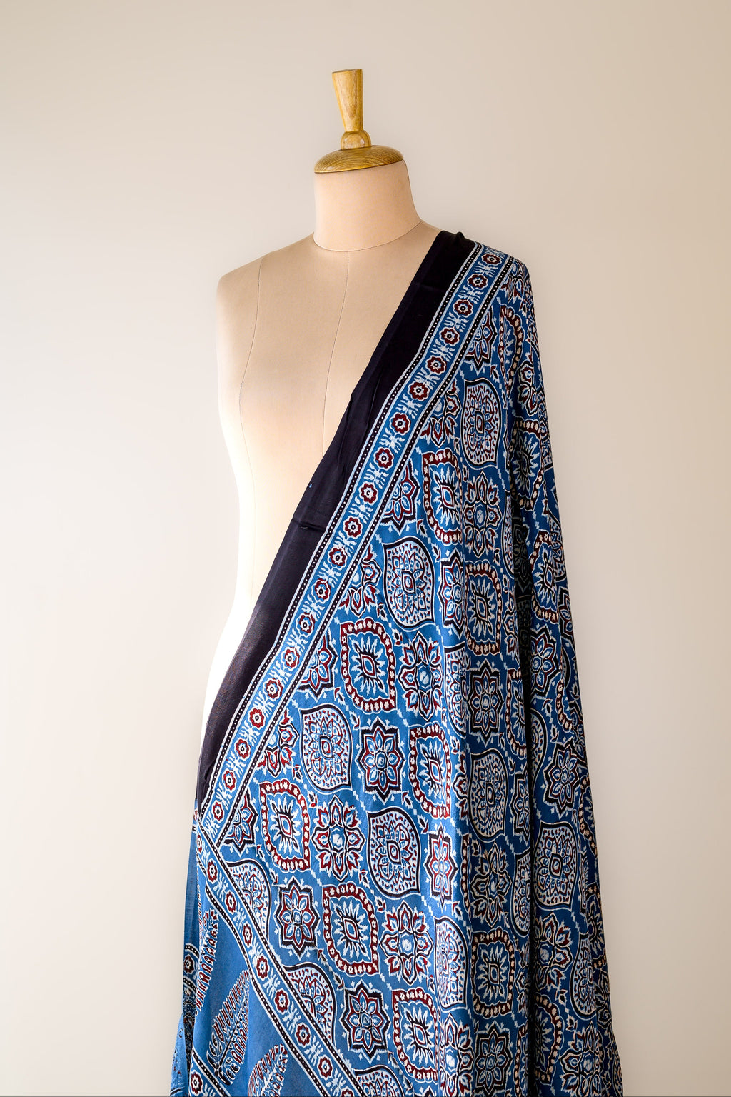 Neelmayur Ajrakh on Modal Indigo Dupatta