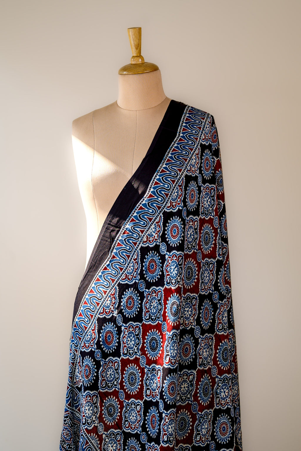 Neelika Ajrakh on Modal Indigo Dupatta