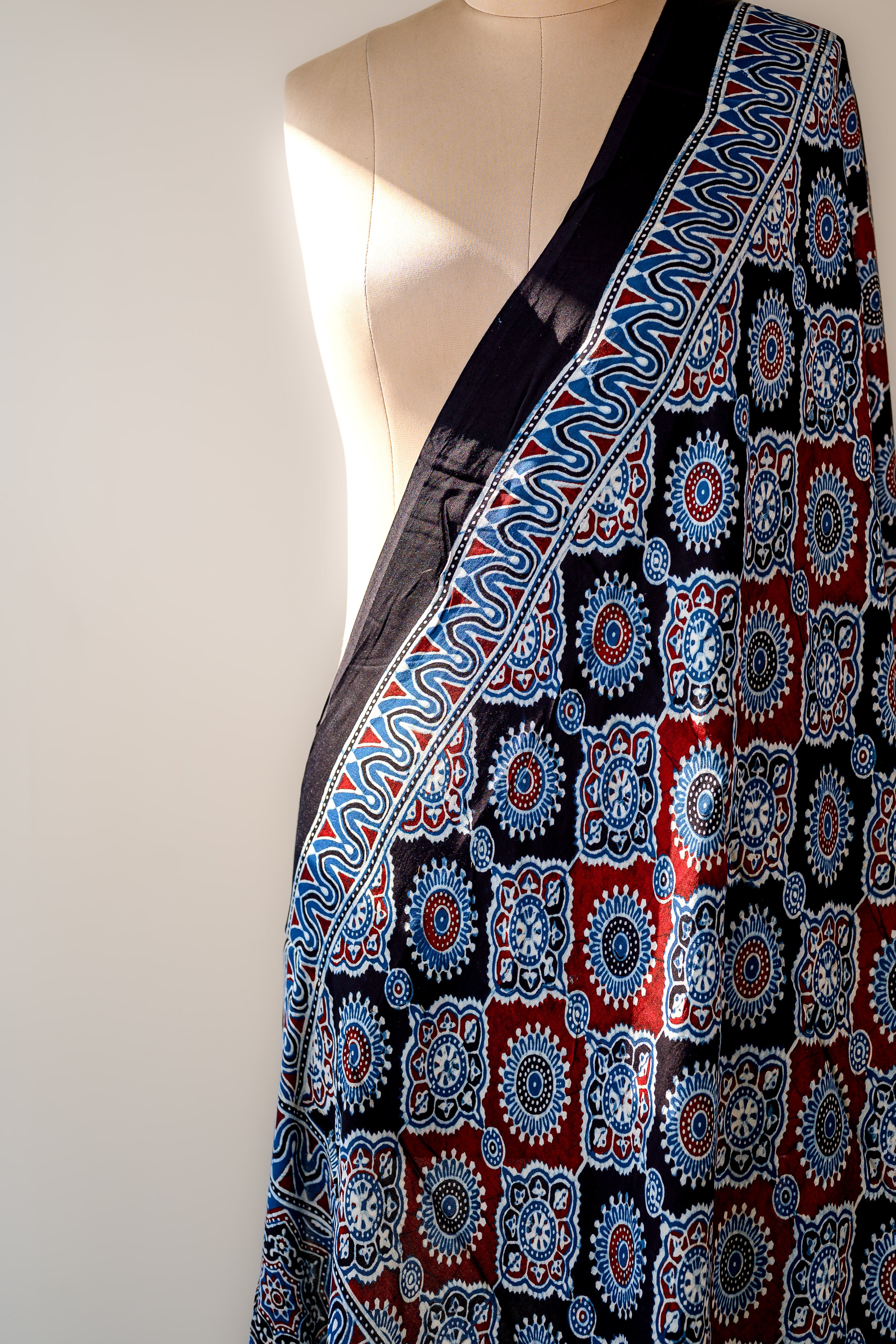 Neelika Ajrakh on Modal Indigo Dupatta