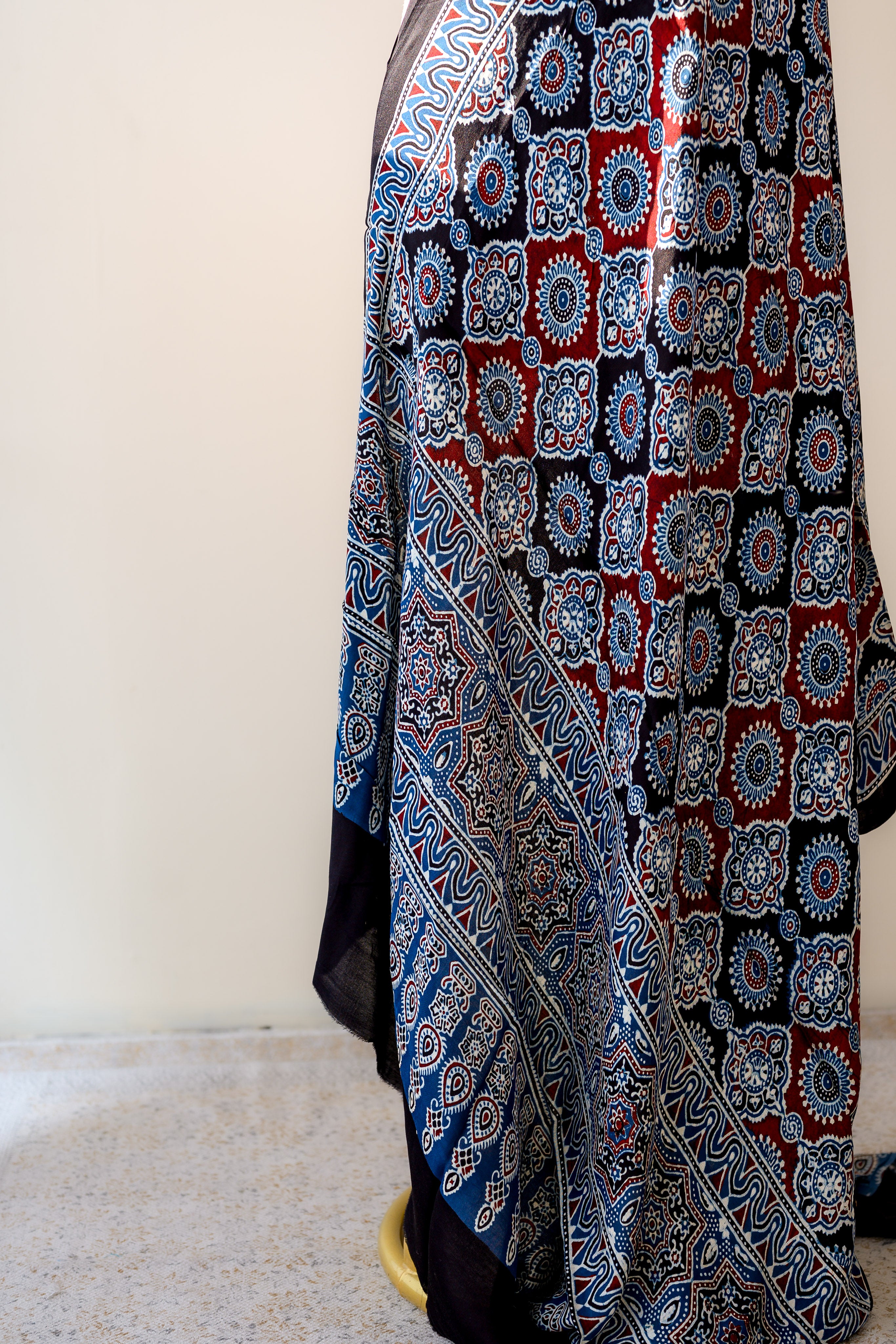 Neelika Ajrakh on Modal Indigo Dupatta