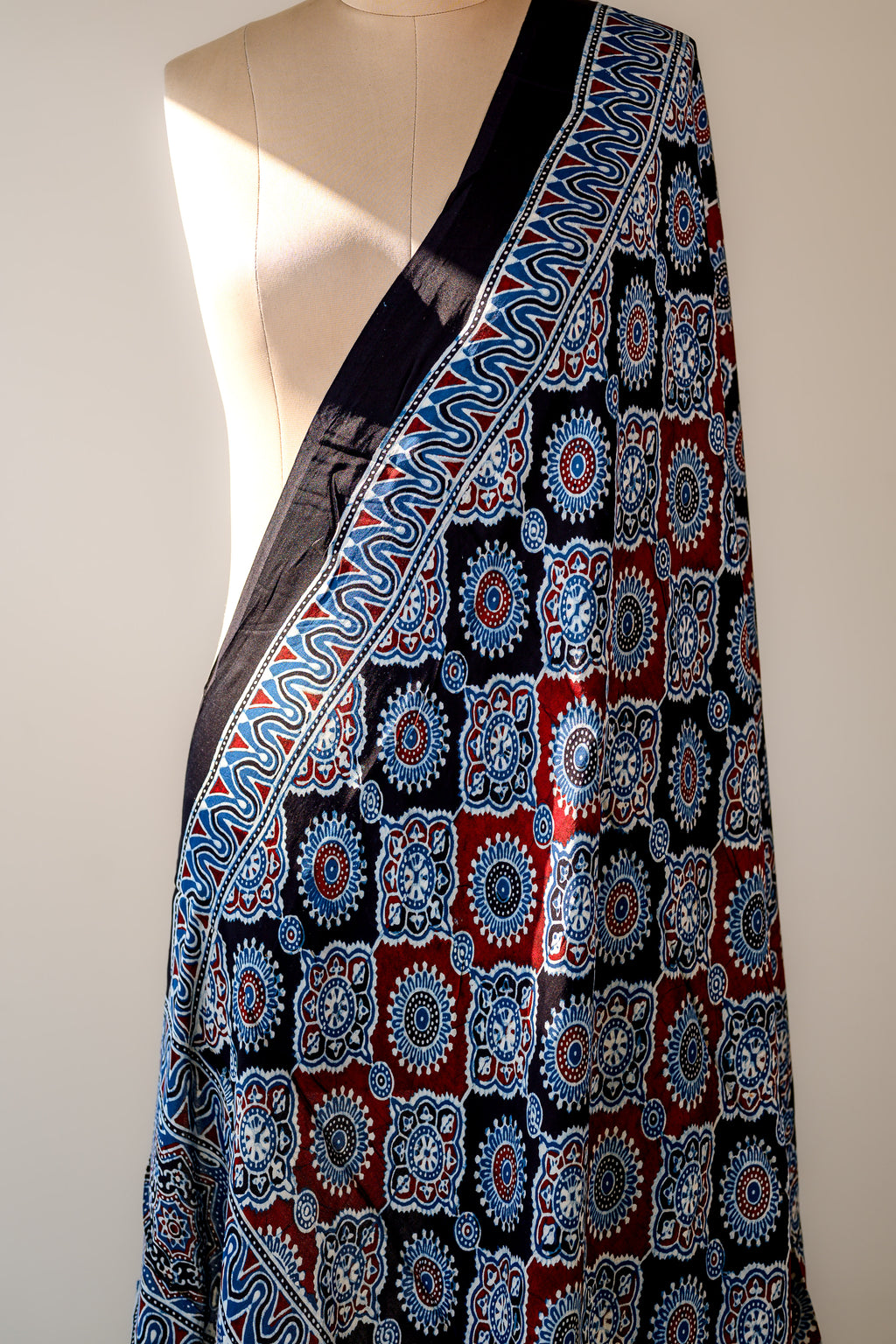 Neelika Ajrakh on Modal Indigo Dupatta