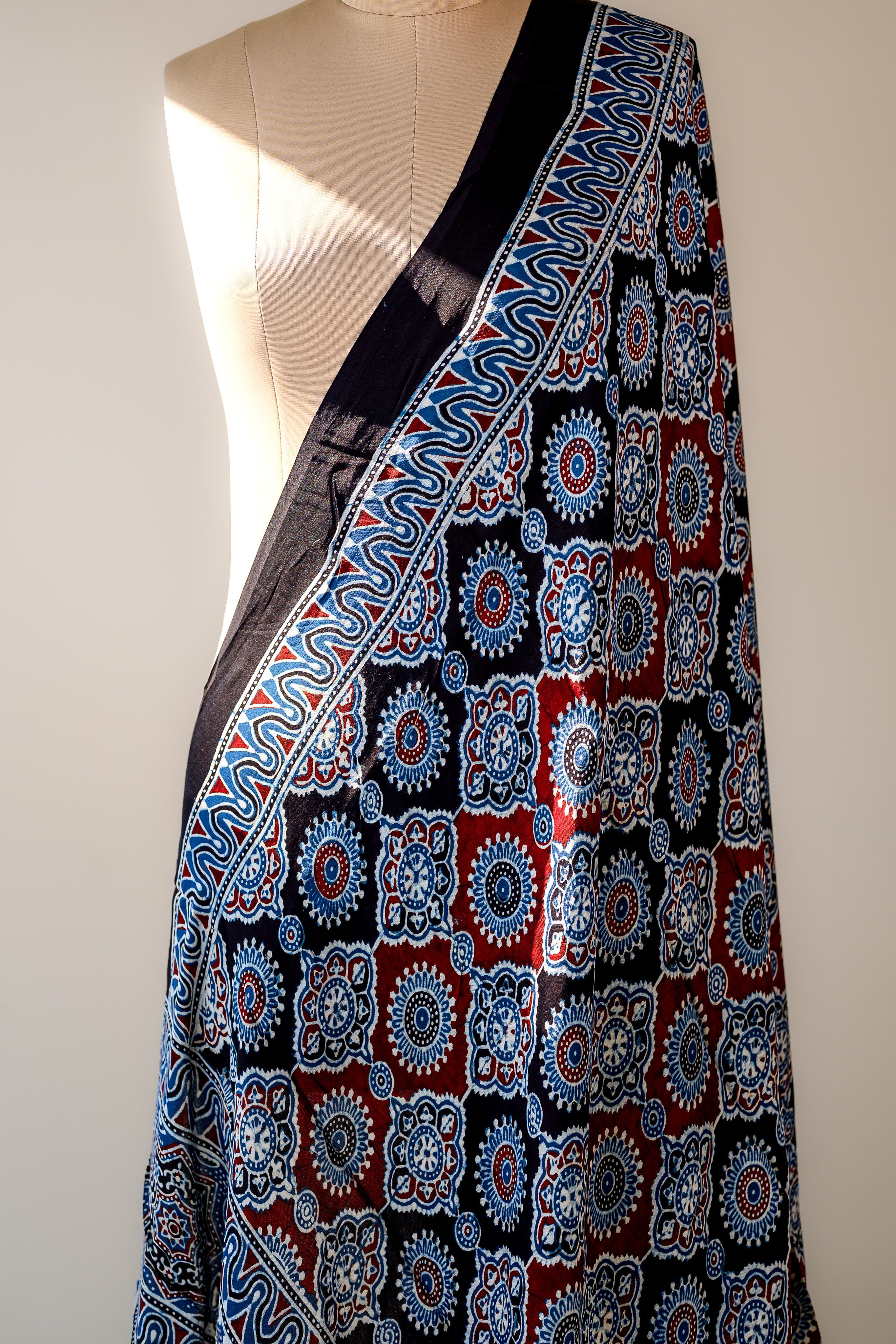 Neelika Ajrakh on Modal Indigo Dupatta