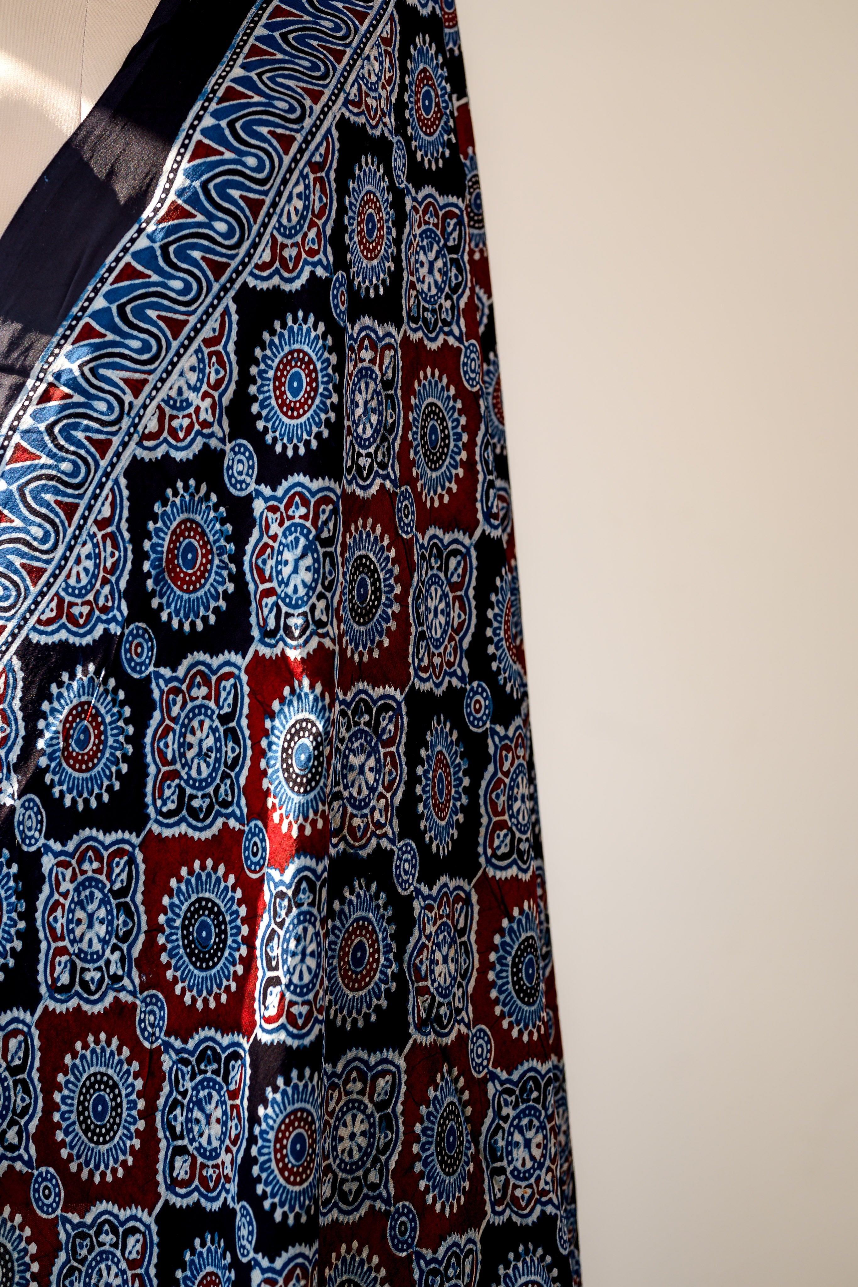 Neelika Ajrakh on Modal Indigo Dupatta