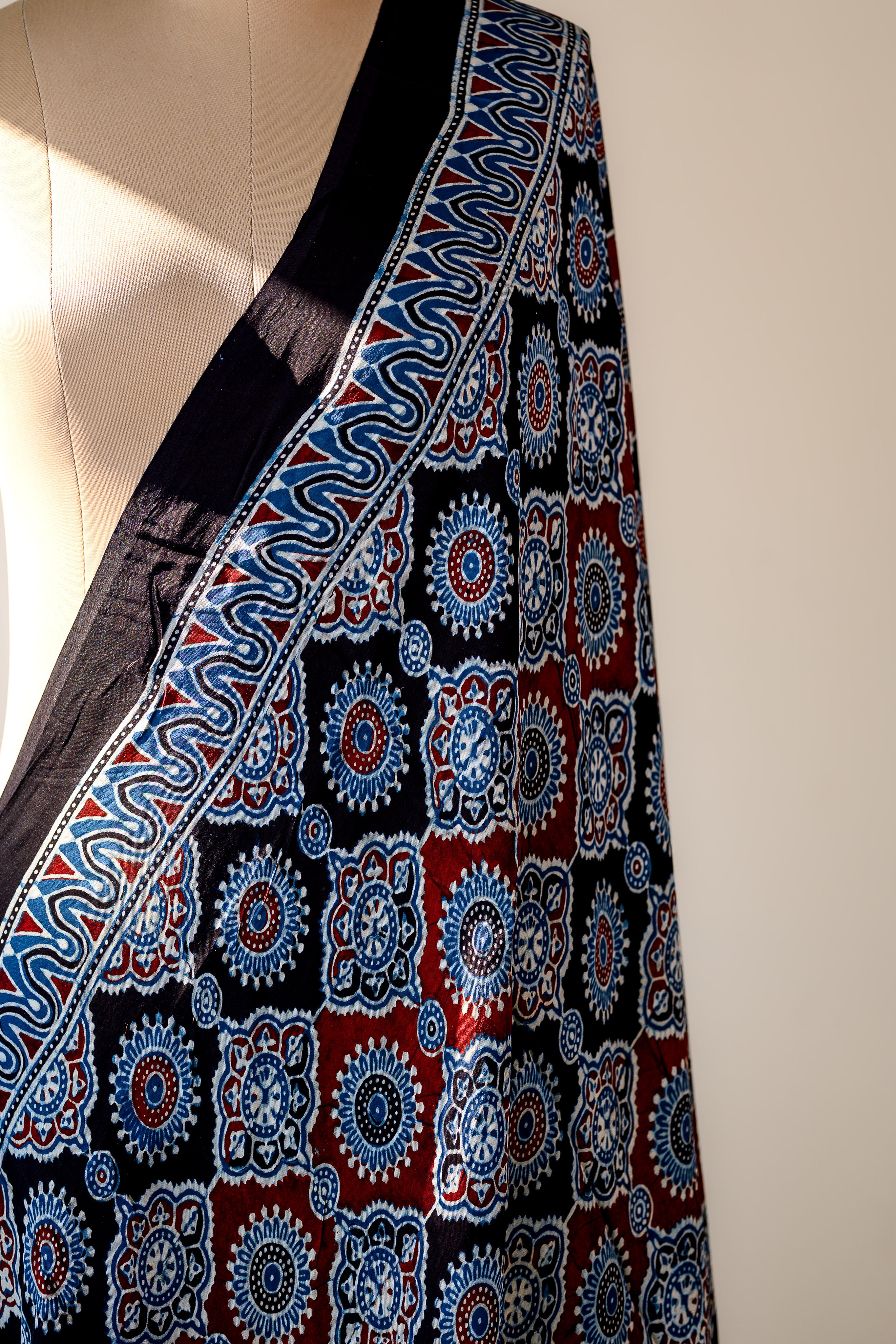 Neelika Ajrakh on Modal Indigo Dupatta