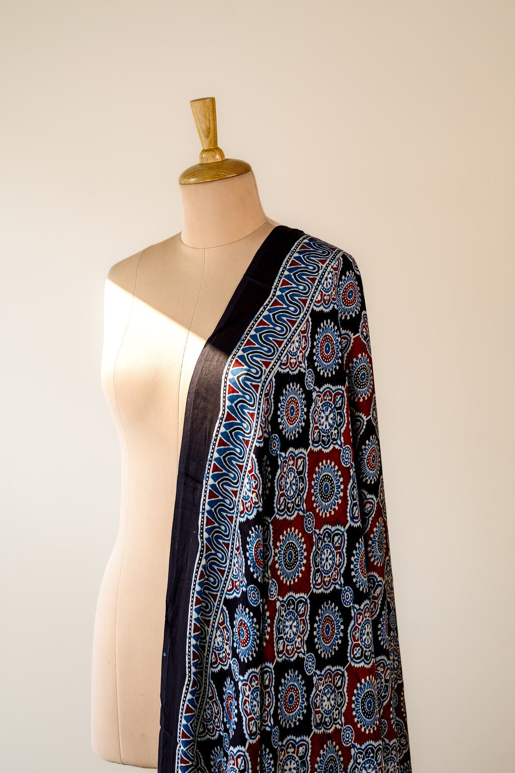 Neelika Ajrakh on Modal Indigo Dupatta