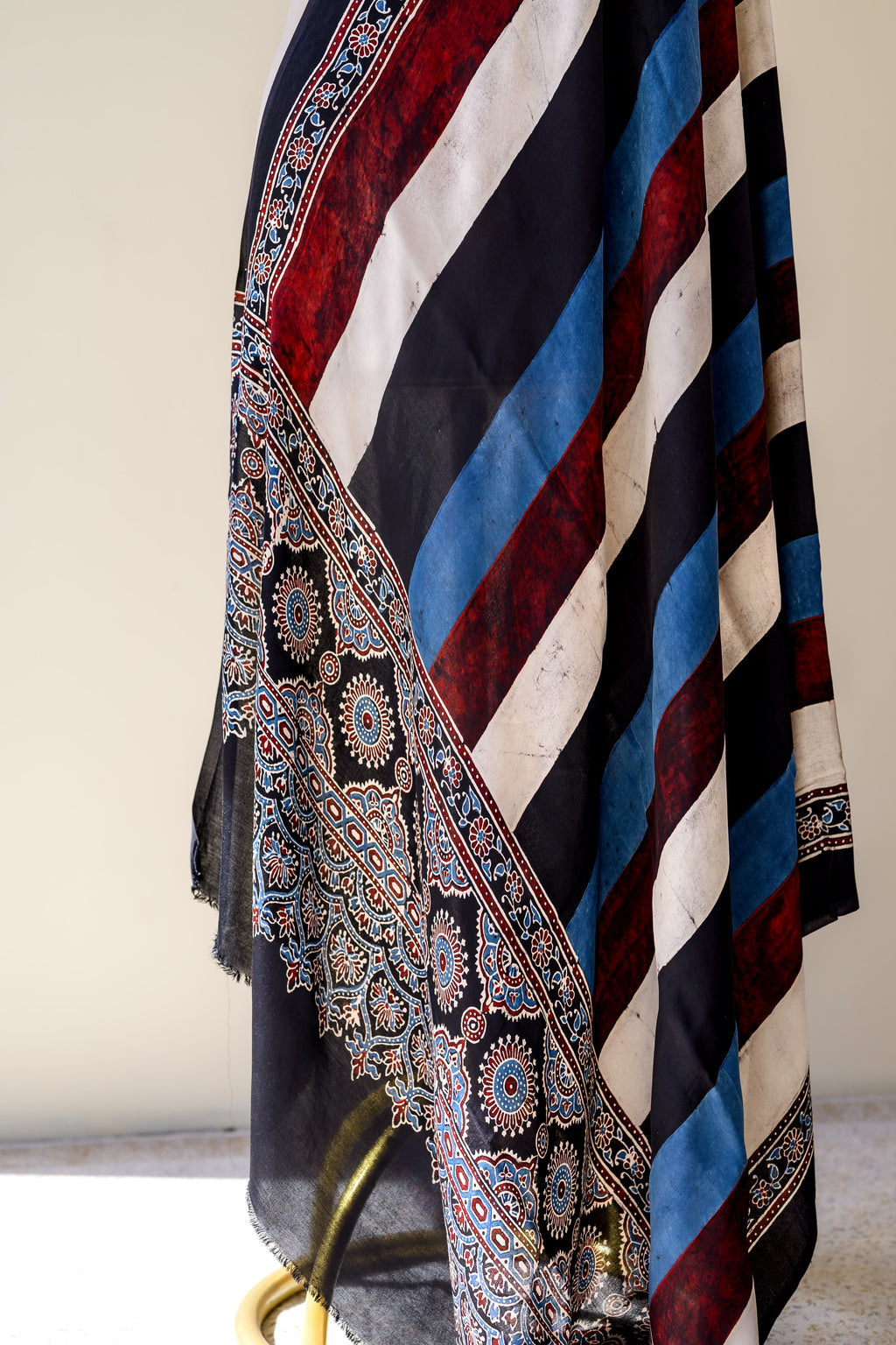 Neeldhara Ajrakh on Modal Indigo Dupatta