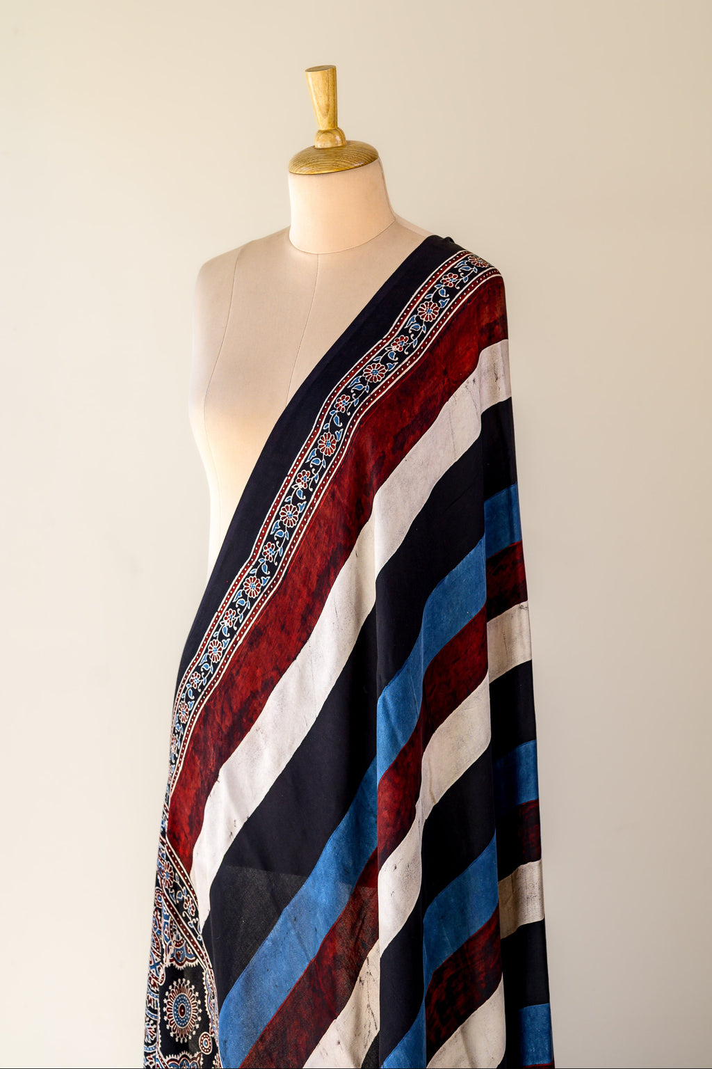 Neeldhara Ajrakh on Modal Indigo Dupatta