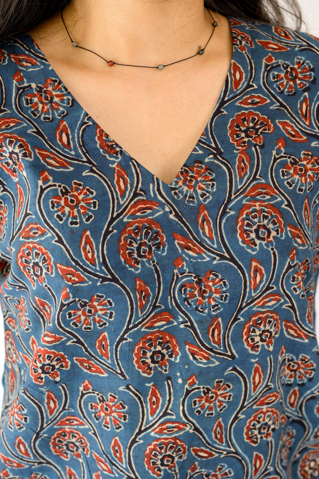 Mehreen Indigo Ajrakh Dress
