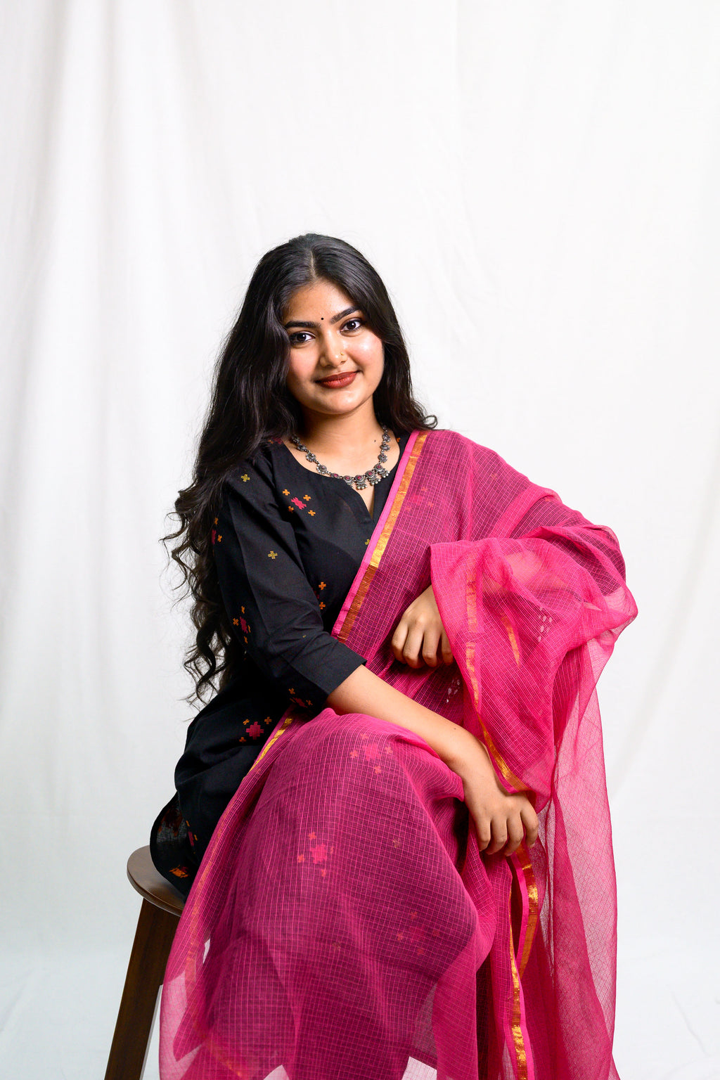 Set of 2- Bhamini South Cotton Kurta & Pants Set
