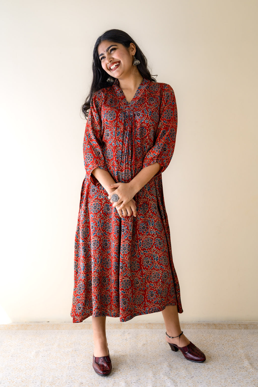 Gulshan Modal Ajrakh Dress