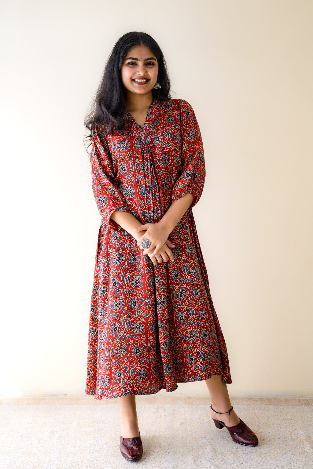 Gulshan Modal Ajrakh Dress