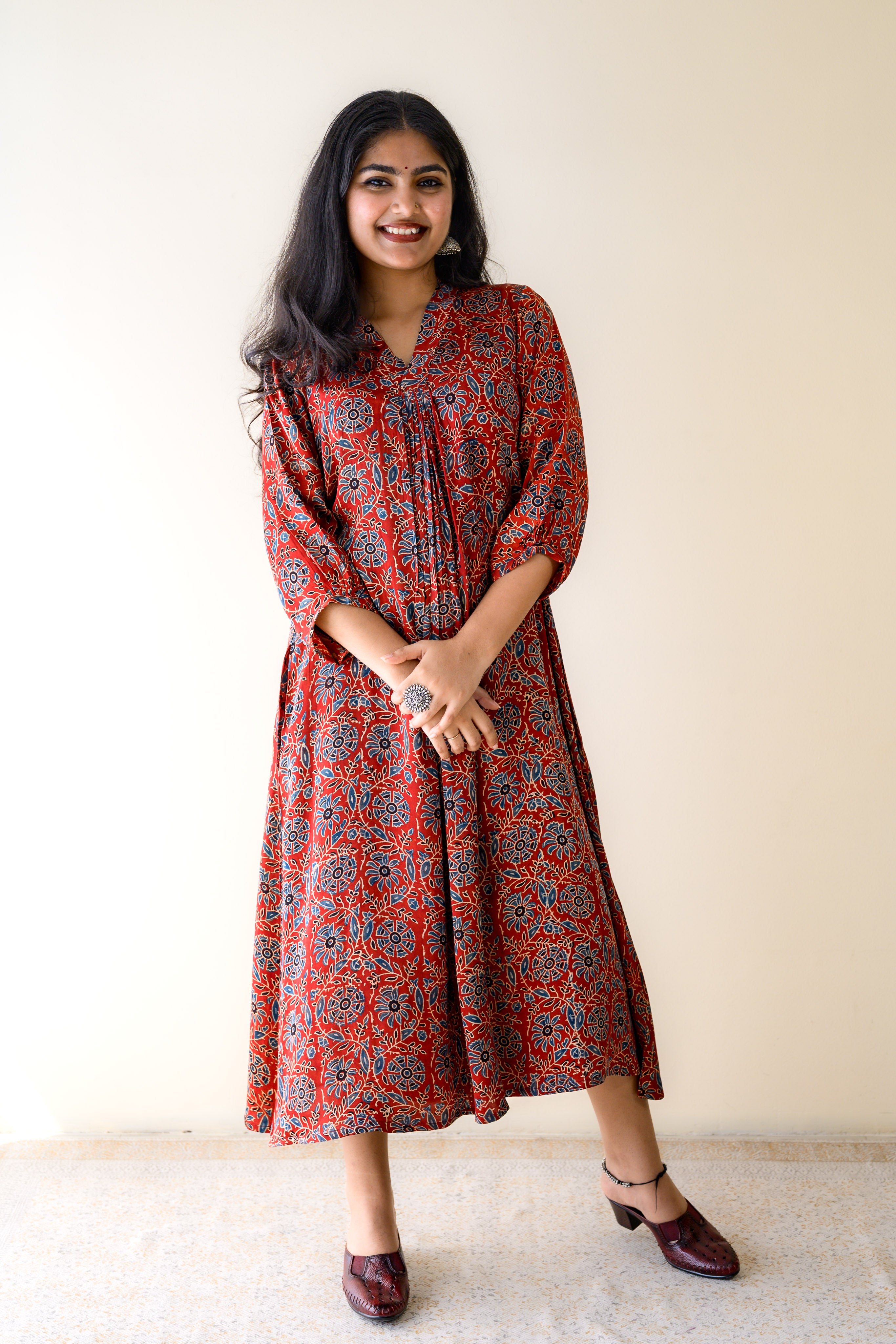 Gulshan Modal Ajrakh Dress