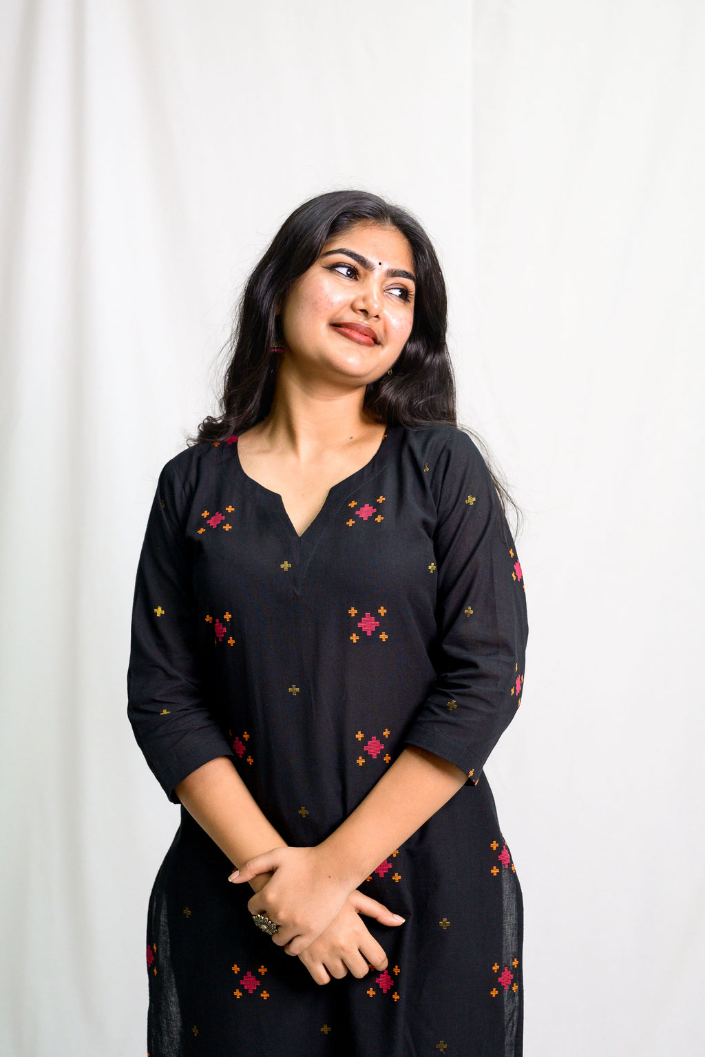Set of 2- Bhamini South Cotton Kurta & Pants Set