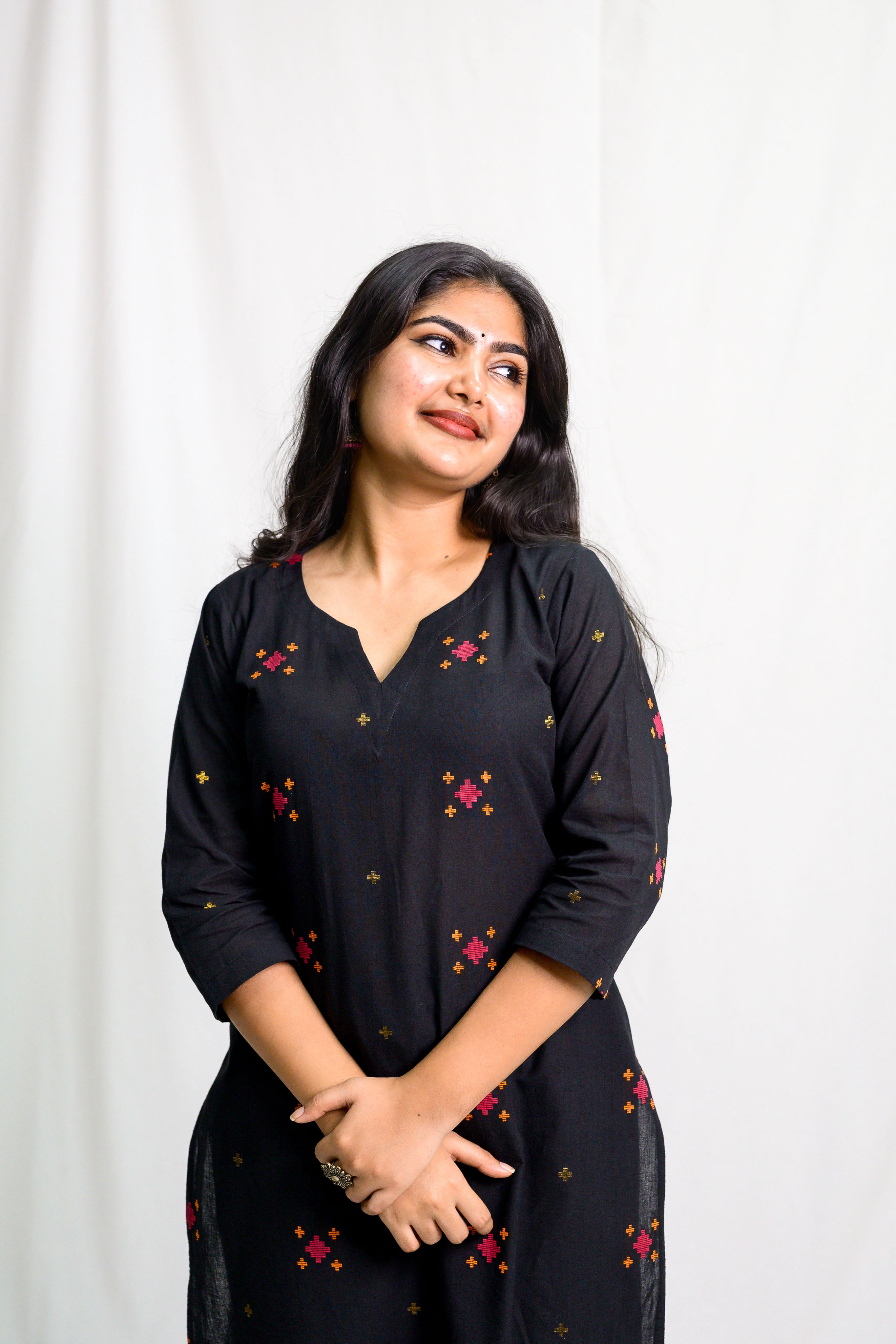 Set of 2- Bhamini South Cotton Kurta & Pants Set