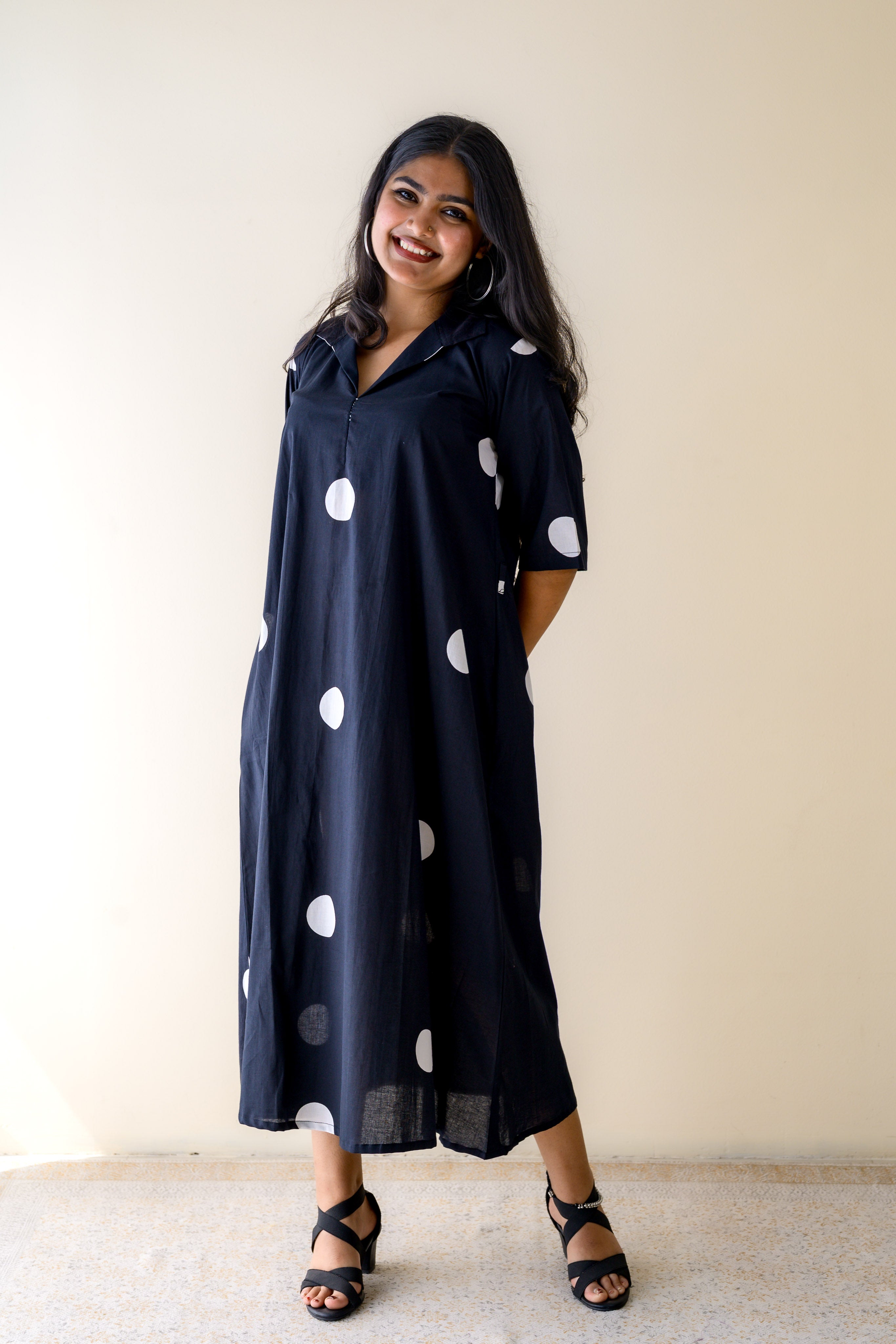 Polkas in Midnight Dress