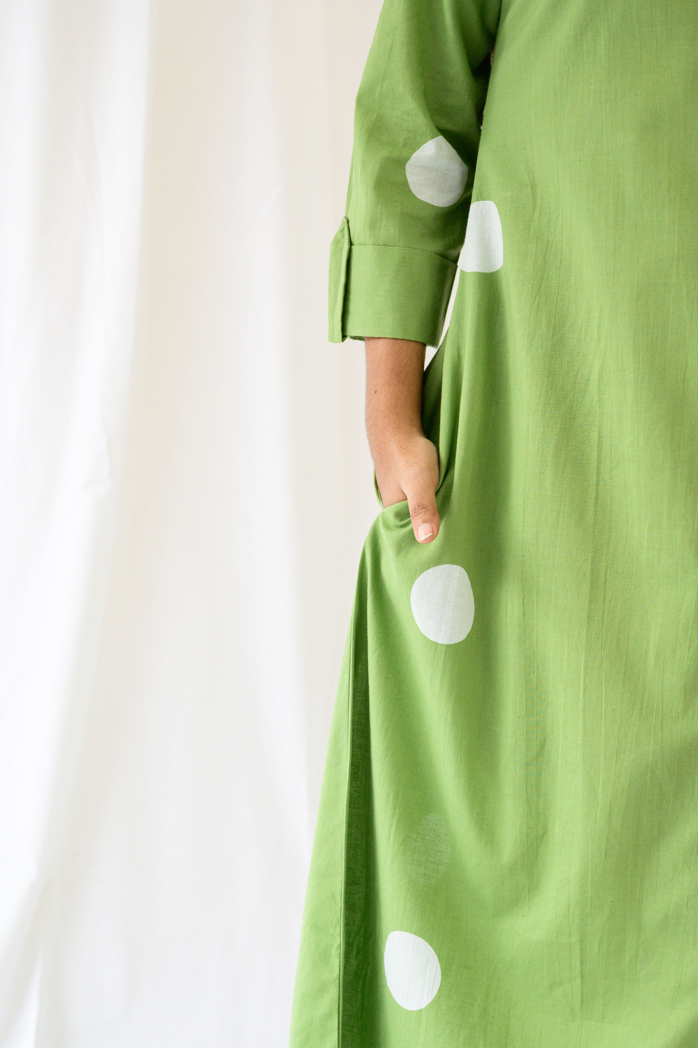 Polkas in Meadow Dress