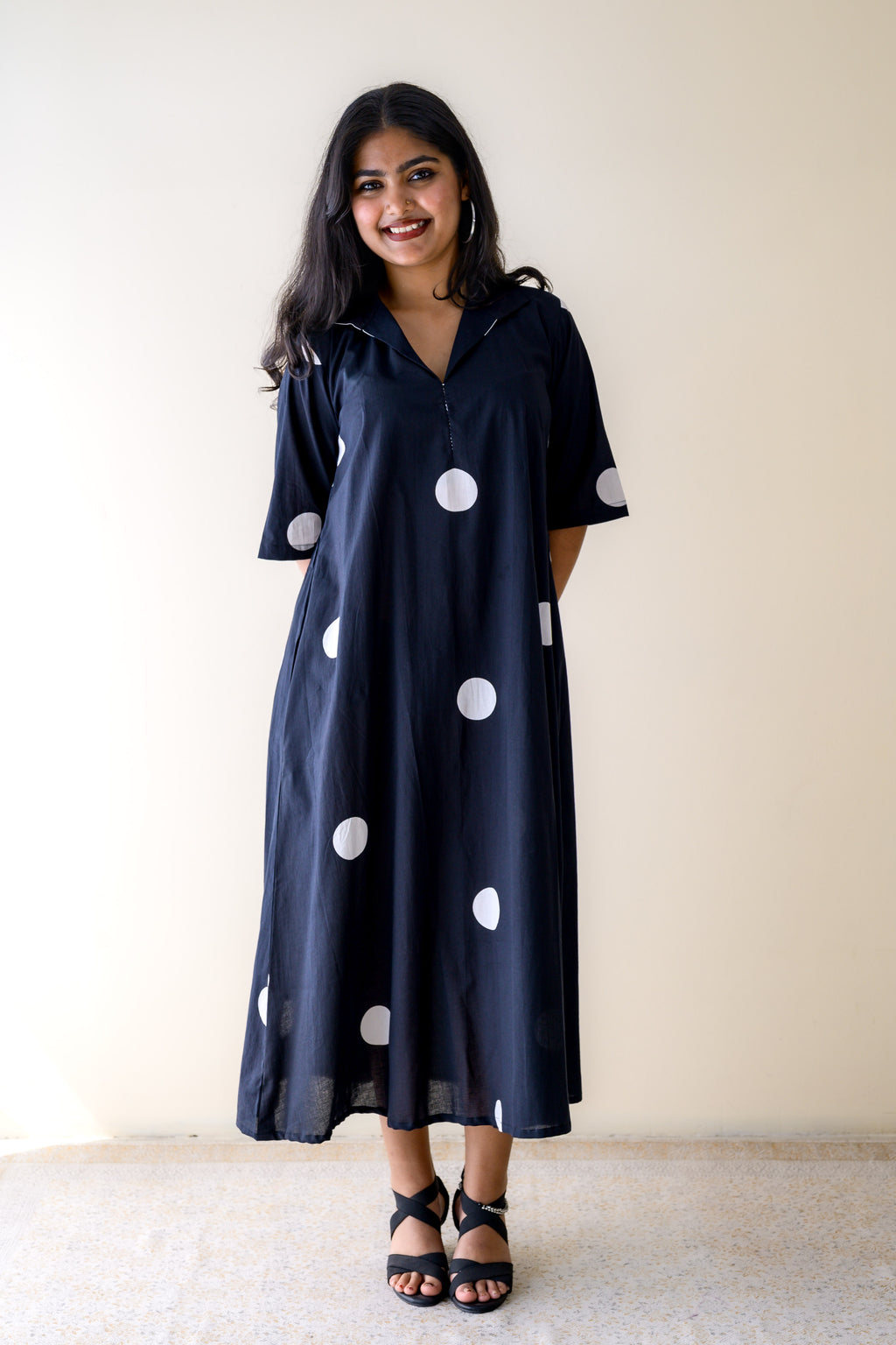 Polkas in Midnight Dress