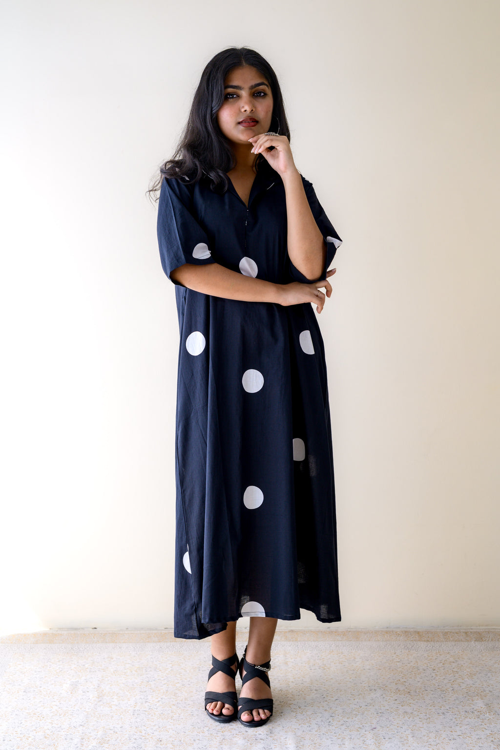 Polkas in Midnight Dress