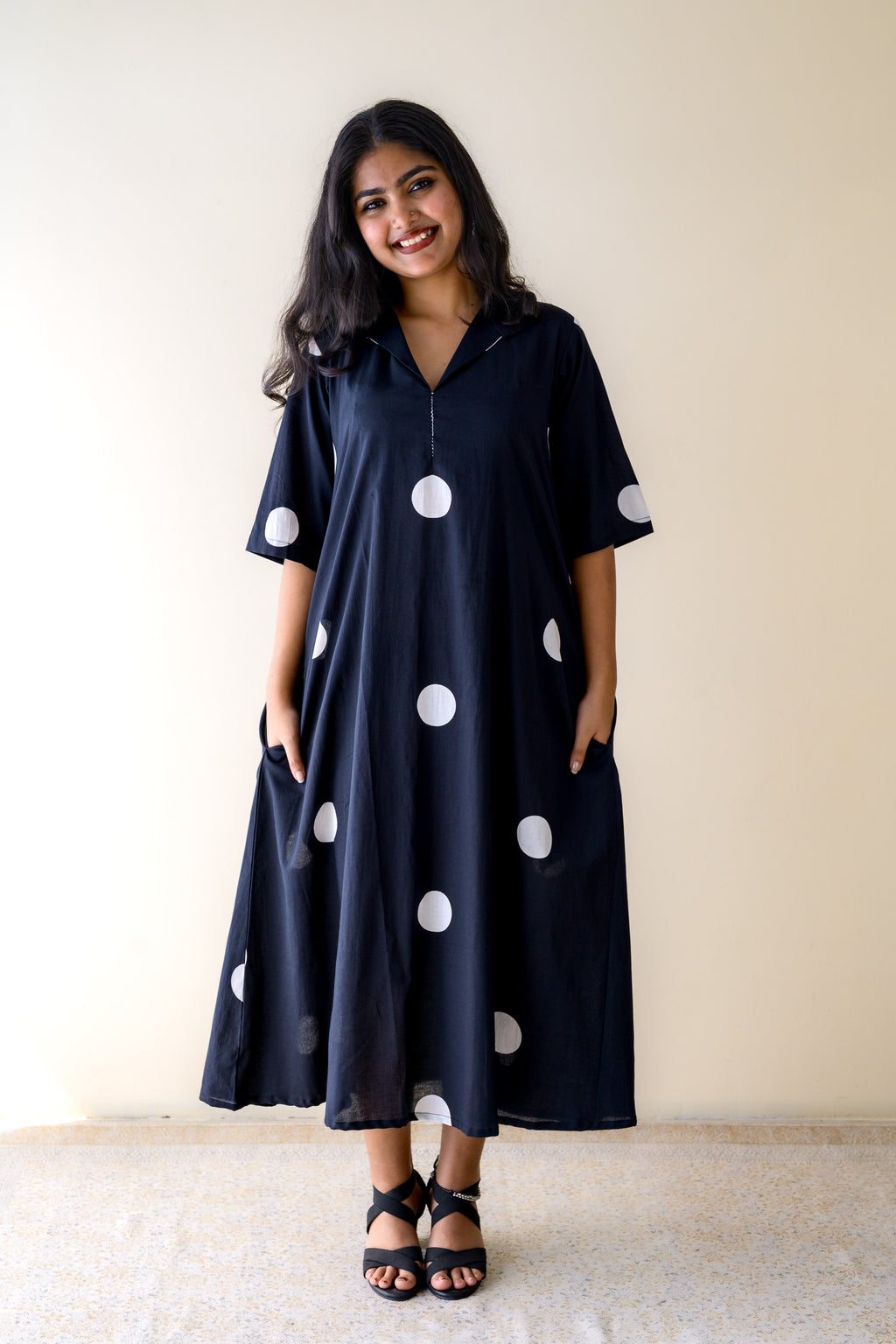 Polkas in Midnight Dress