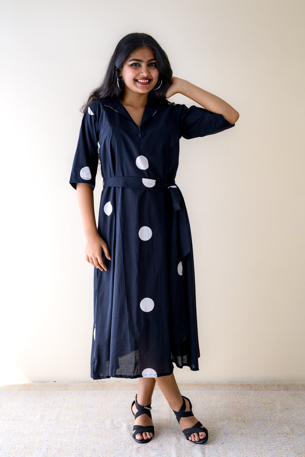 Polkas in Midnight Dress