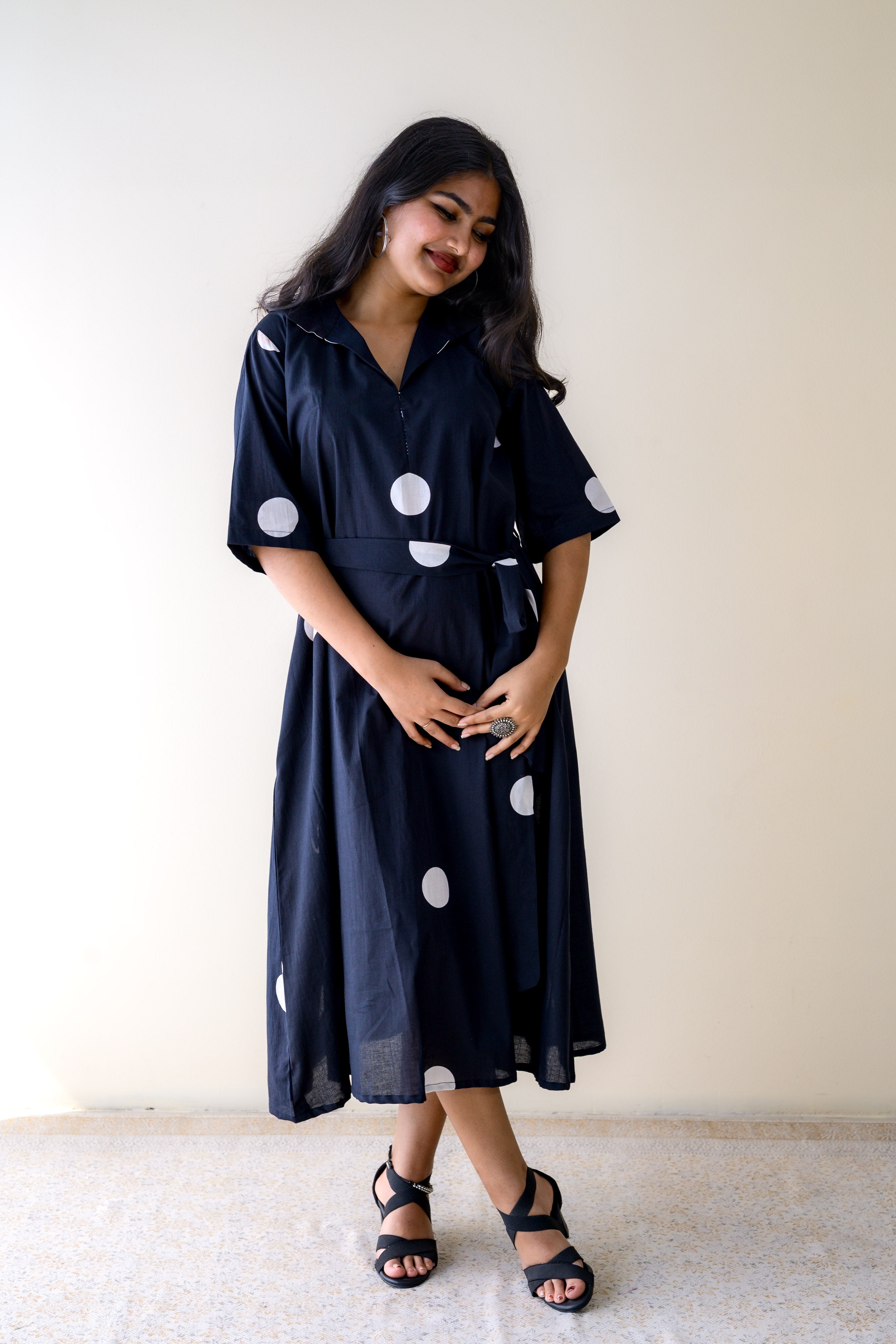 Polkas in Midnight Dress