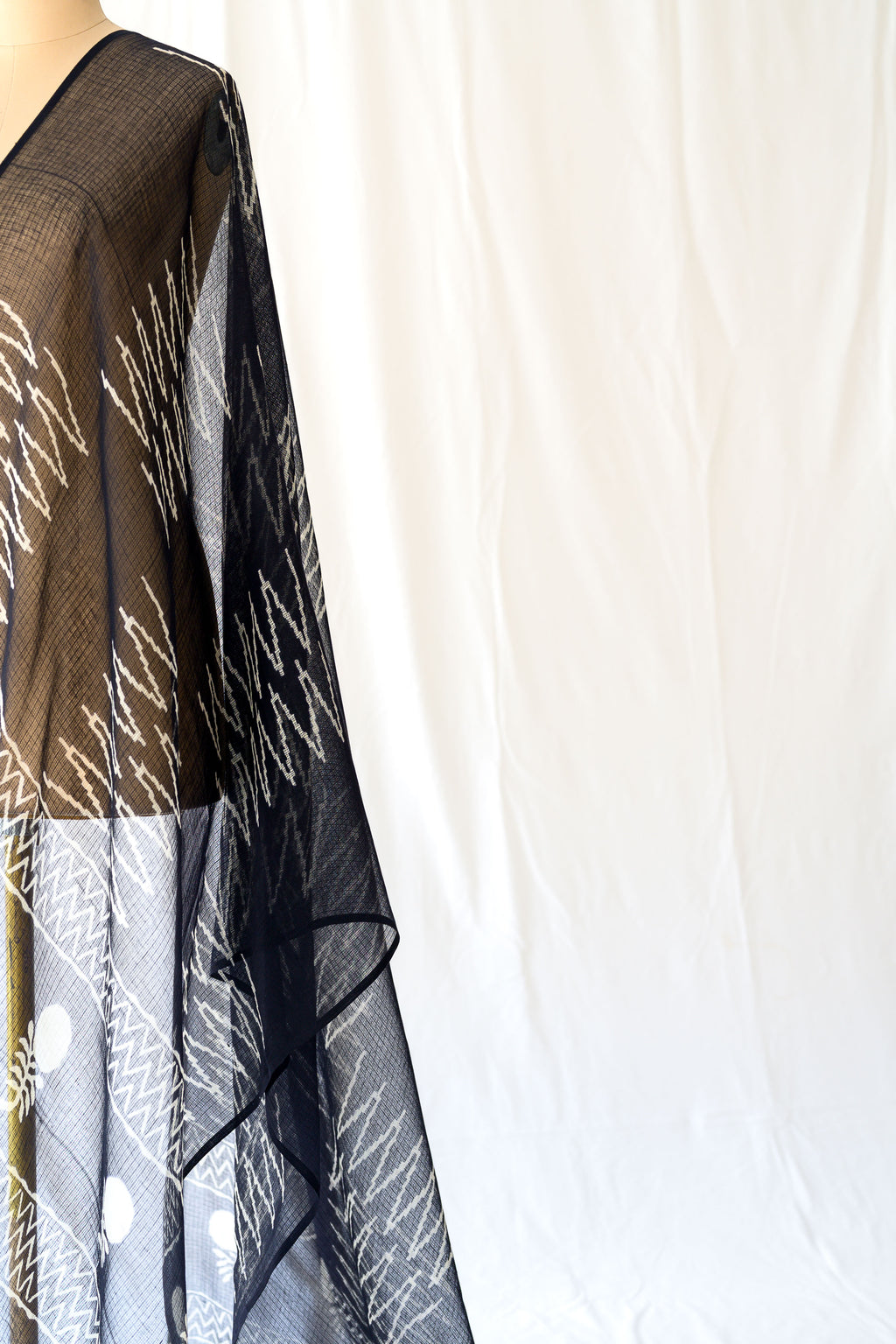 Saaya Handblock Kota Doria Dupatta