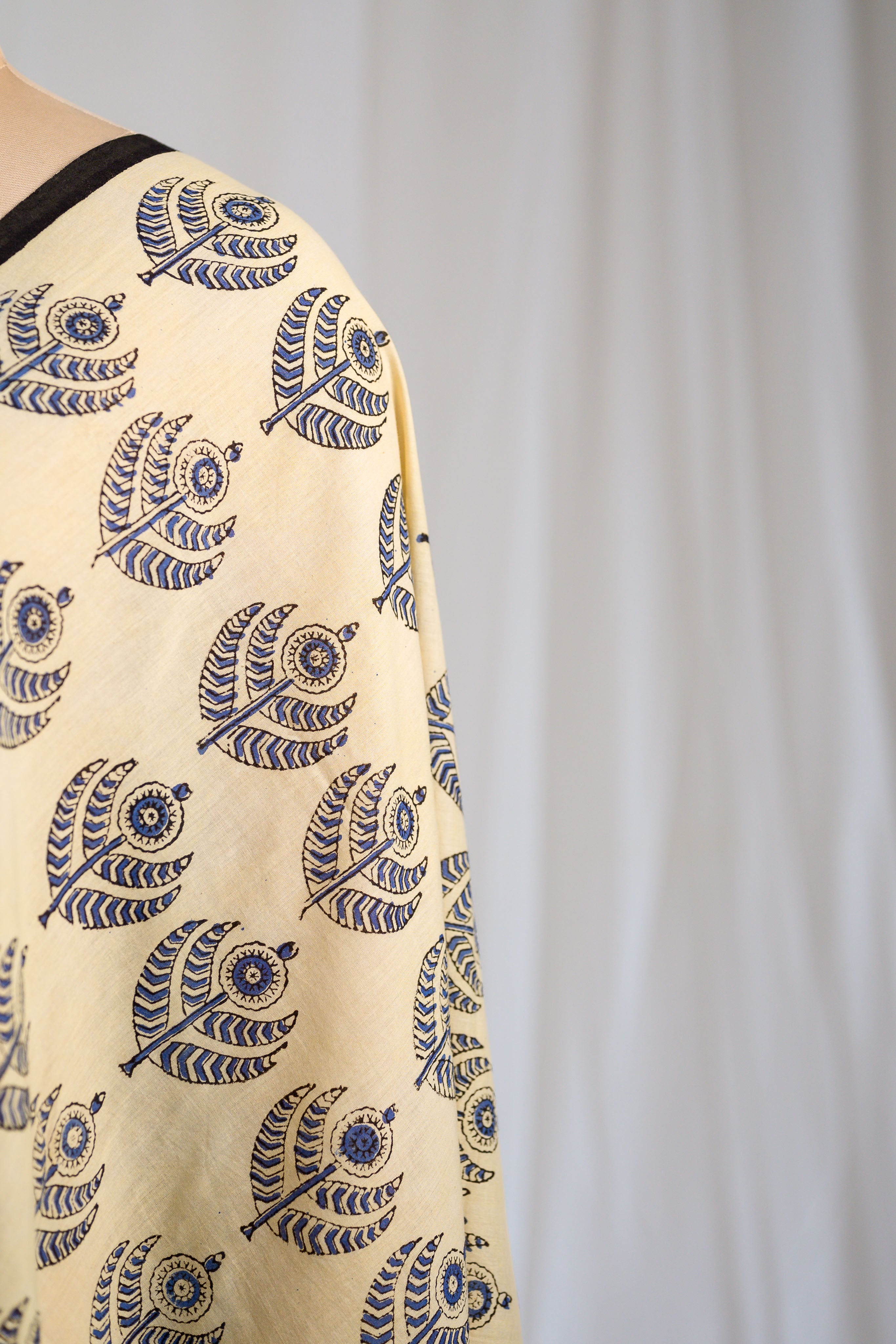 Windflowers Bagru Cotton Dupatta