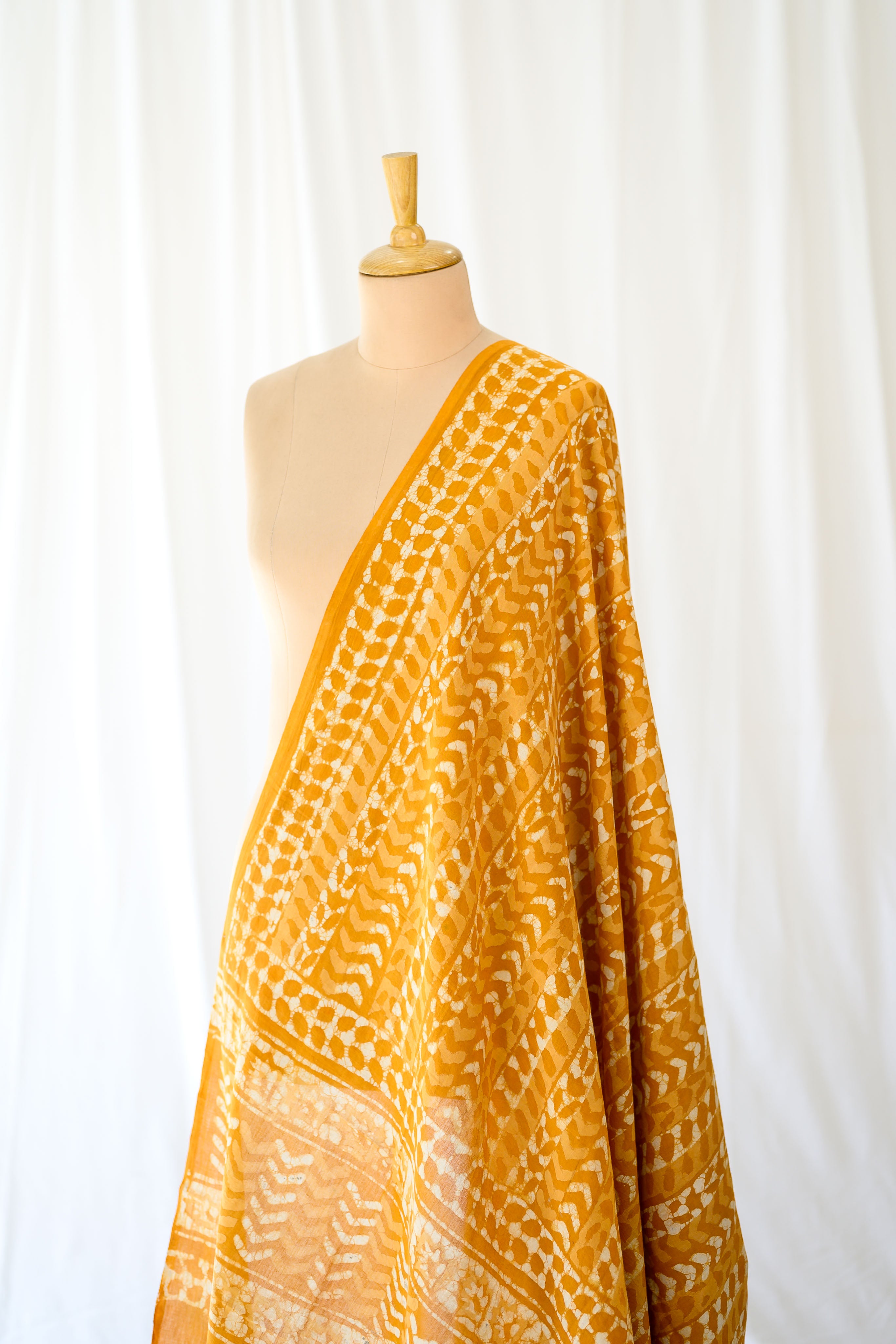 Amber Lane Bagru Cotton Dupatta