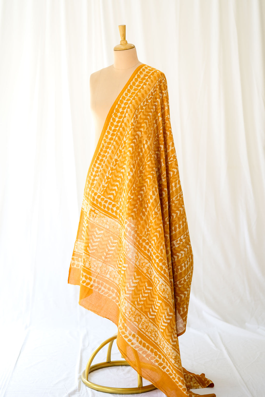 Amber Lane Bagru Cotton Dupatta