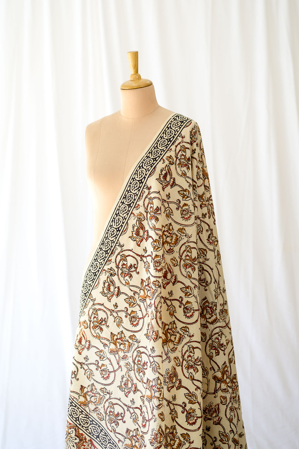 The Garden Wall Bagru Cotton Dupatta