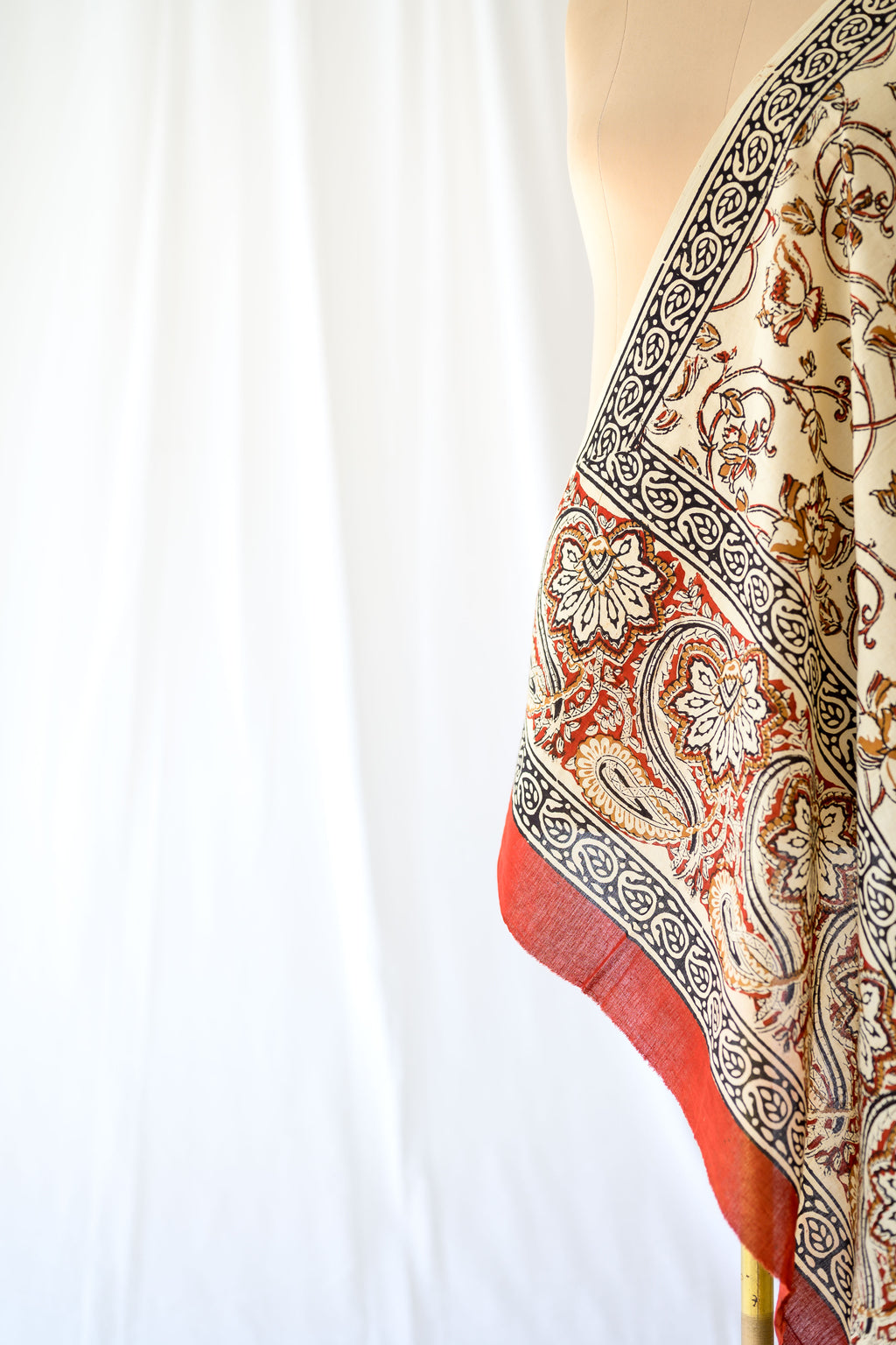 The Garden Wall Bagru Cotton Dupatta
