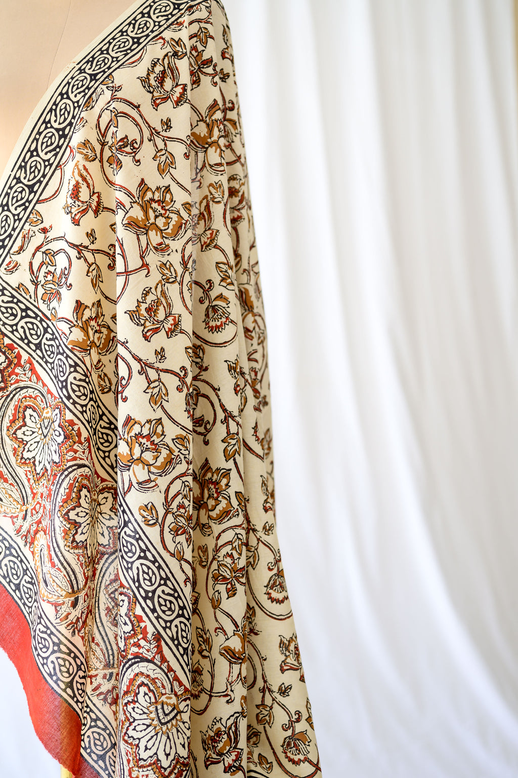 The Garden Wall Bagru Cotton Dupatta