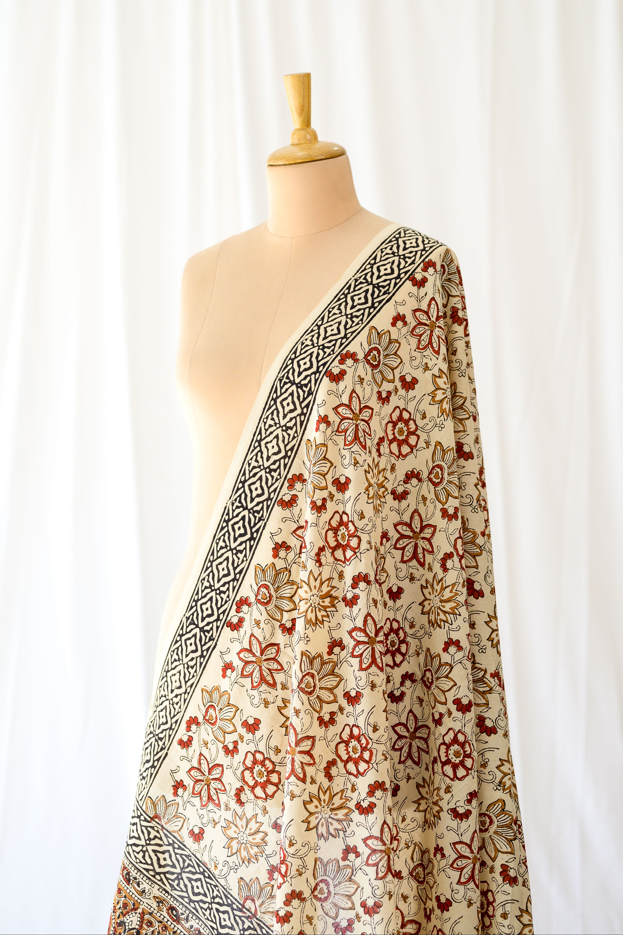 Spice Garden Bagru Cotton Dupatta