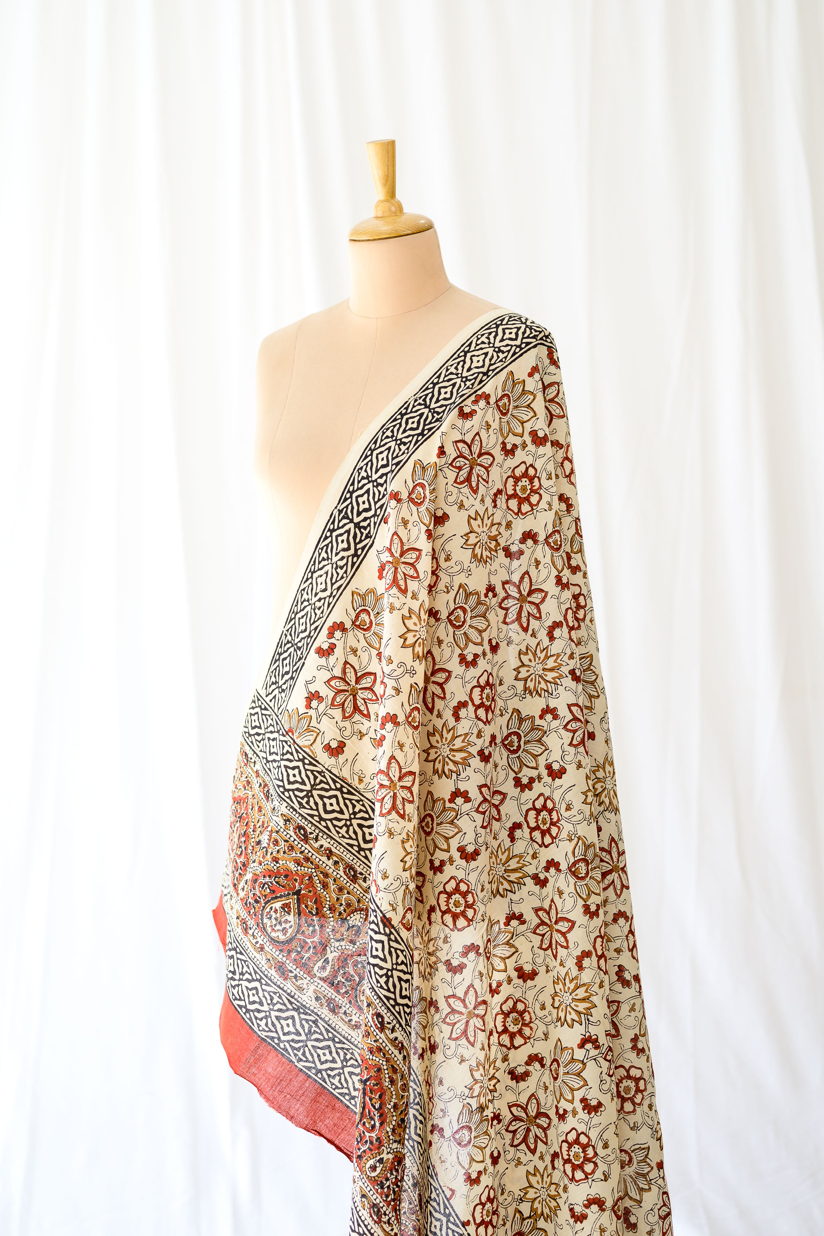 Spice Garden Bagru Cotton Dupatta