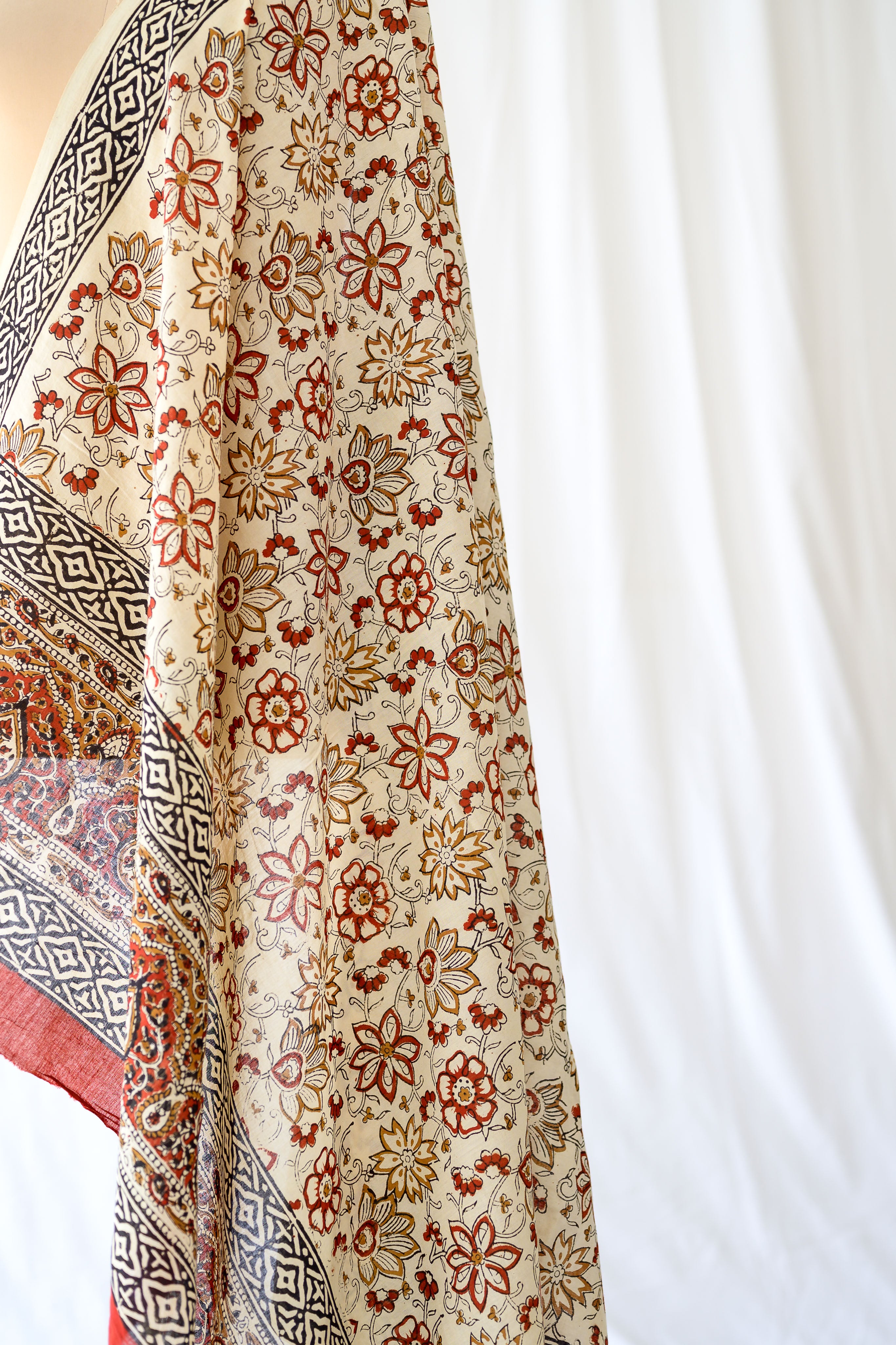 Spice Garden Bagru Cotton Dupatta