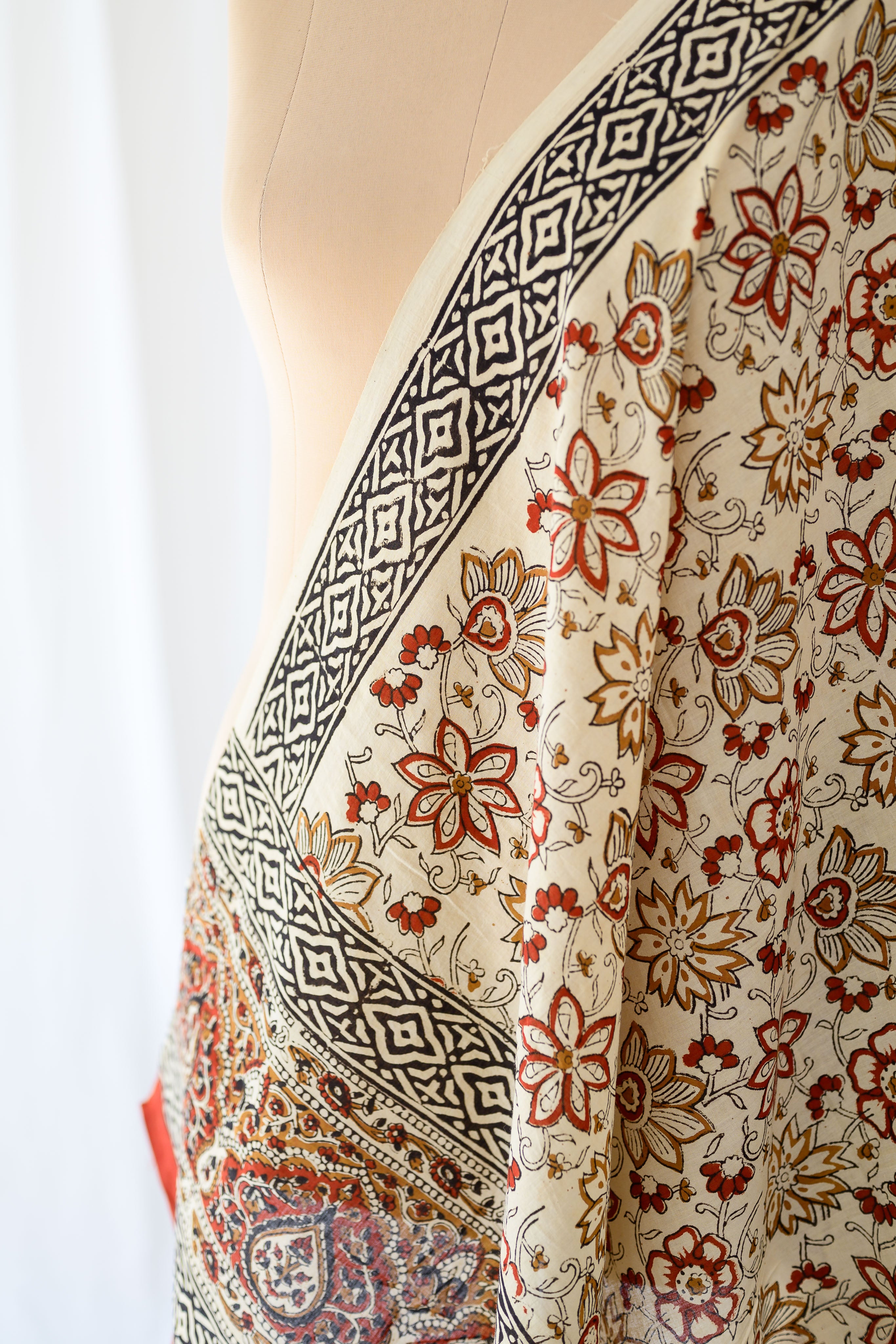 Spice Garden Bagru Cotton Dupatta