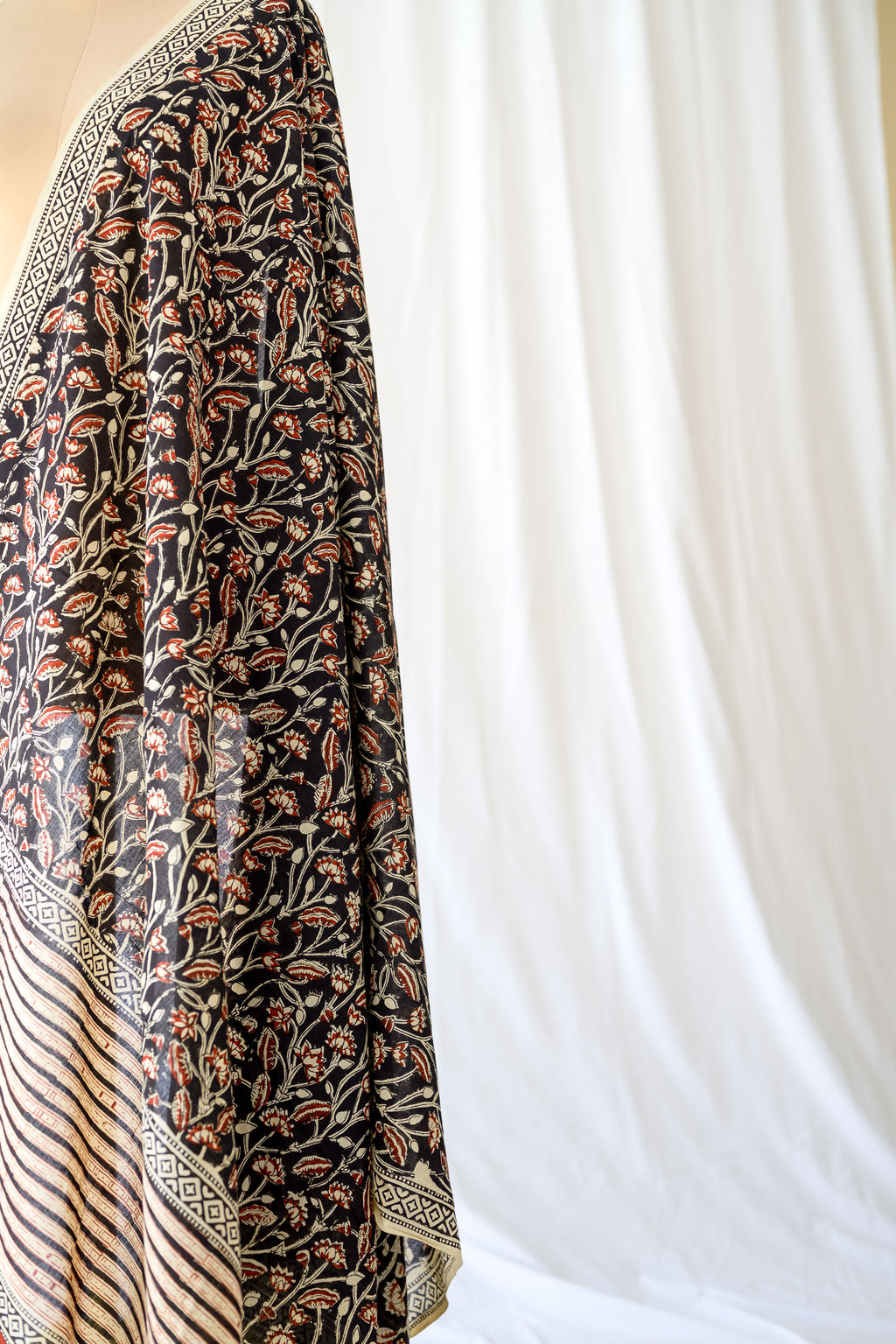 Velvet Garden Bagru Cotton Dupatta