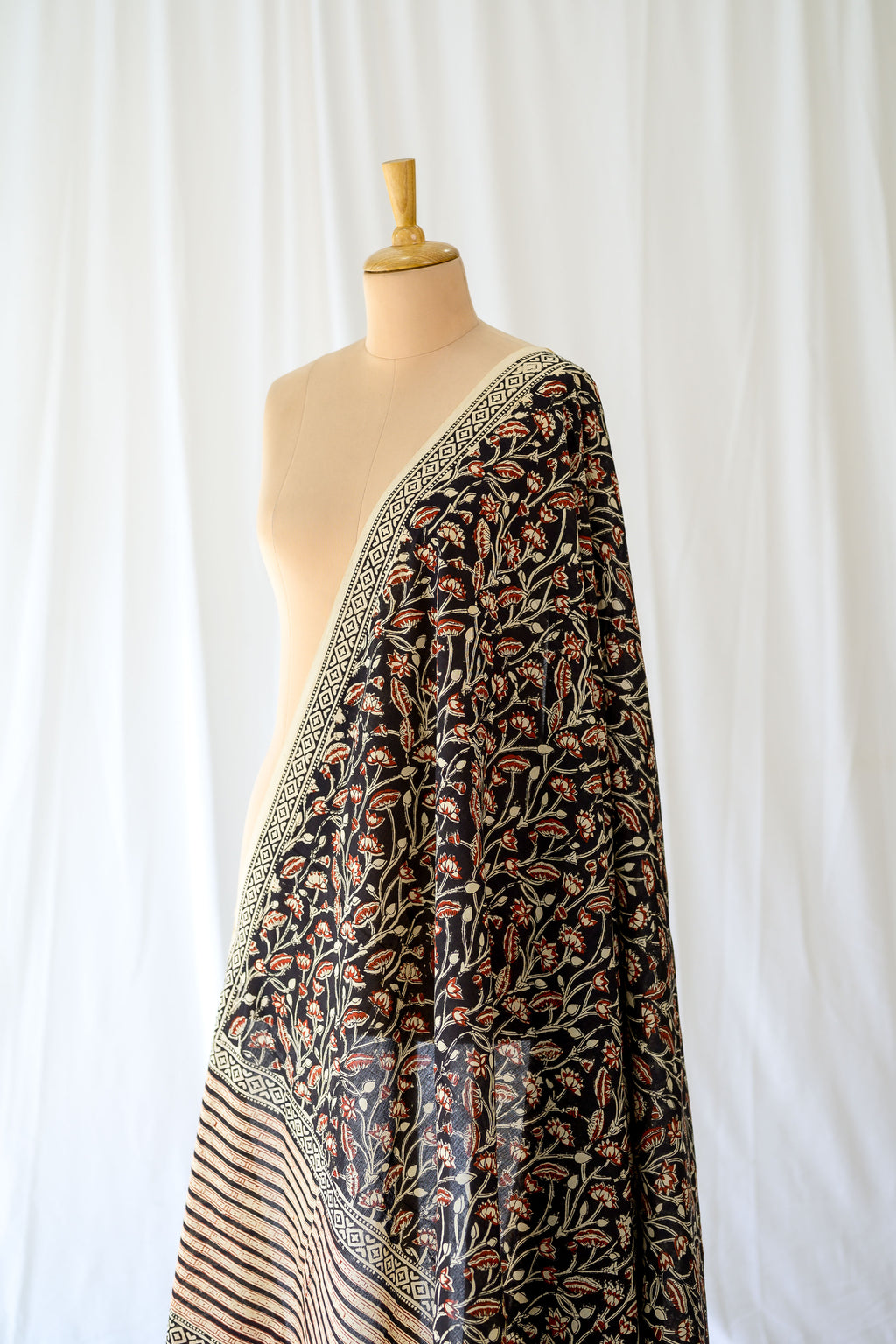 Velvet Garden Bagru Cotton Dupatta